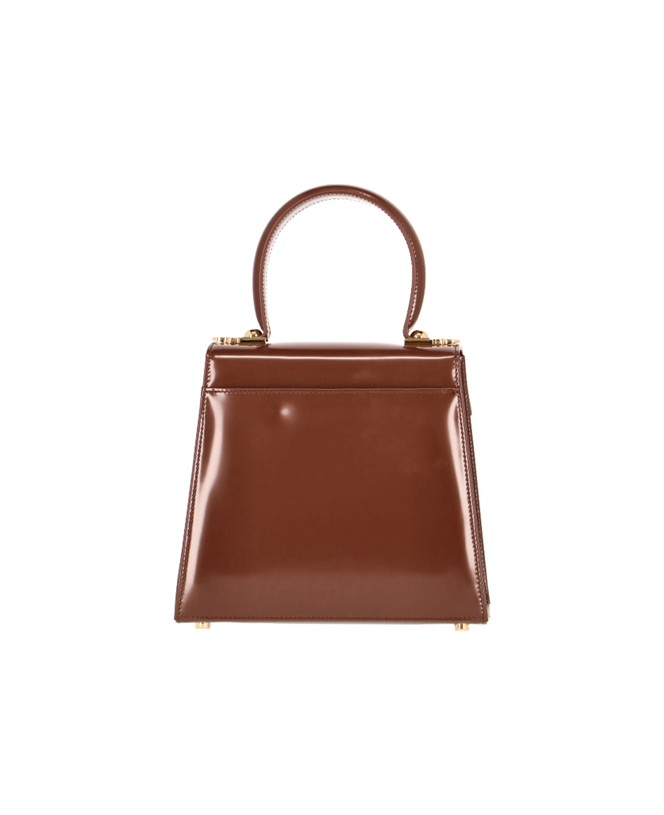 Ferragamo "iconic S" Handbag - Brown
