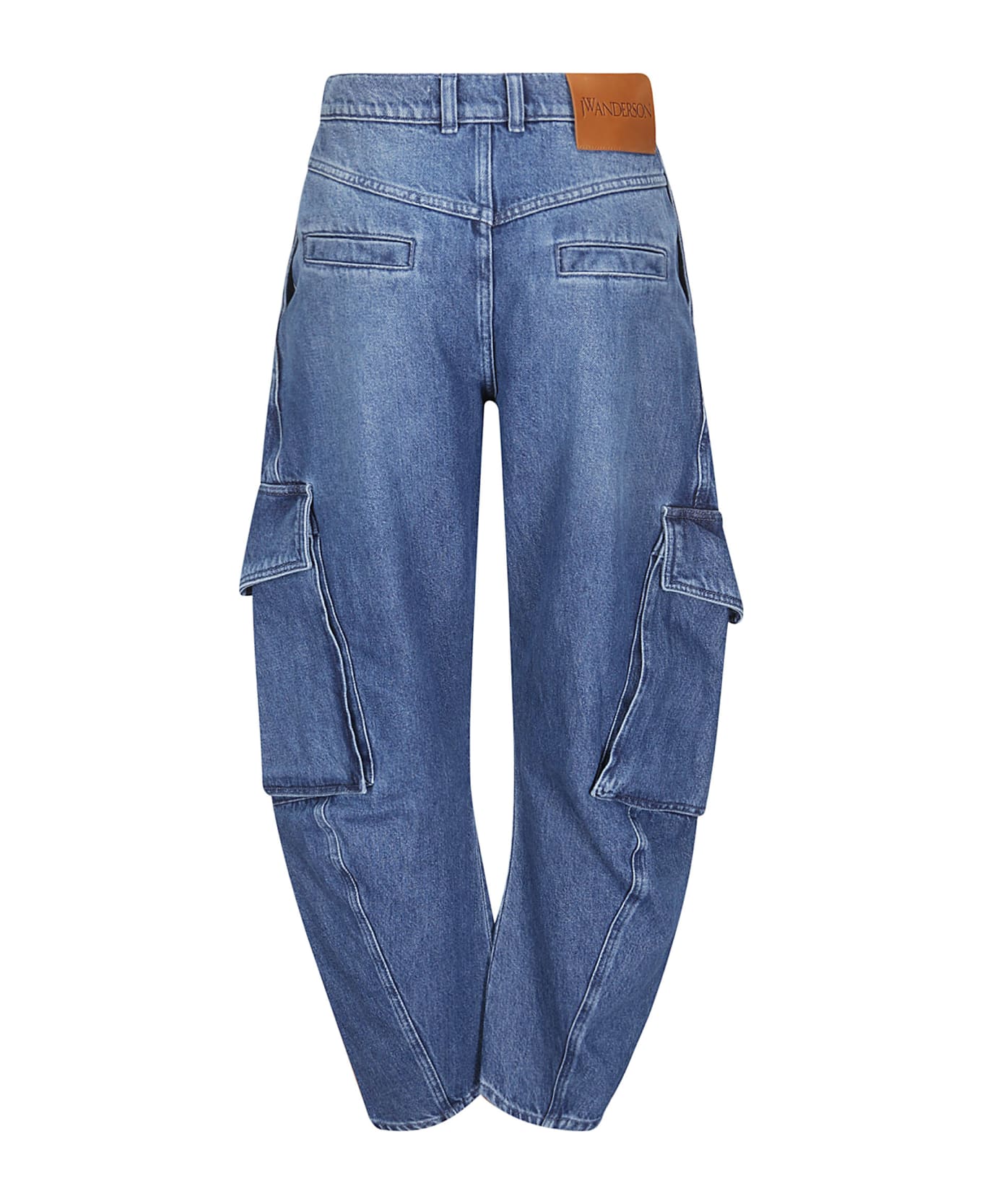 J.W. Anderson Twisted Cargo Jeans - BLUE