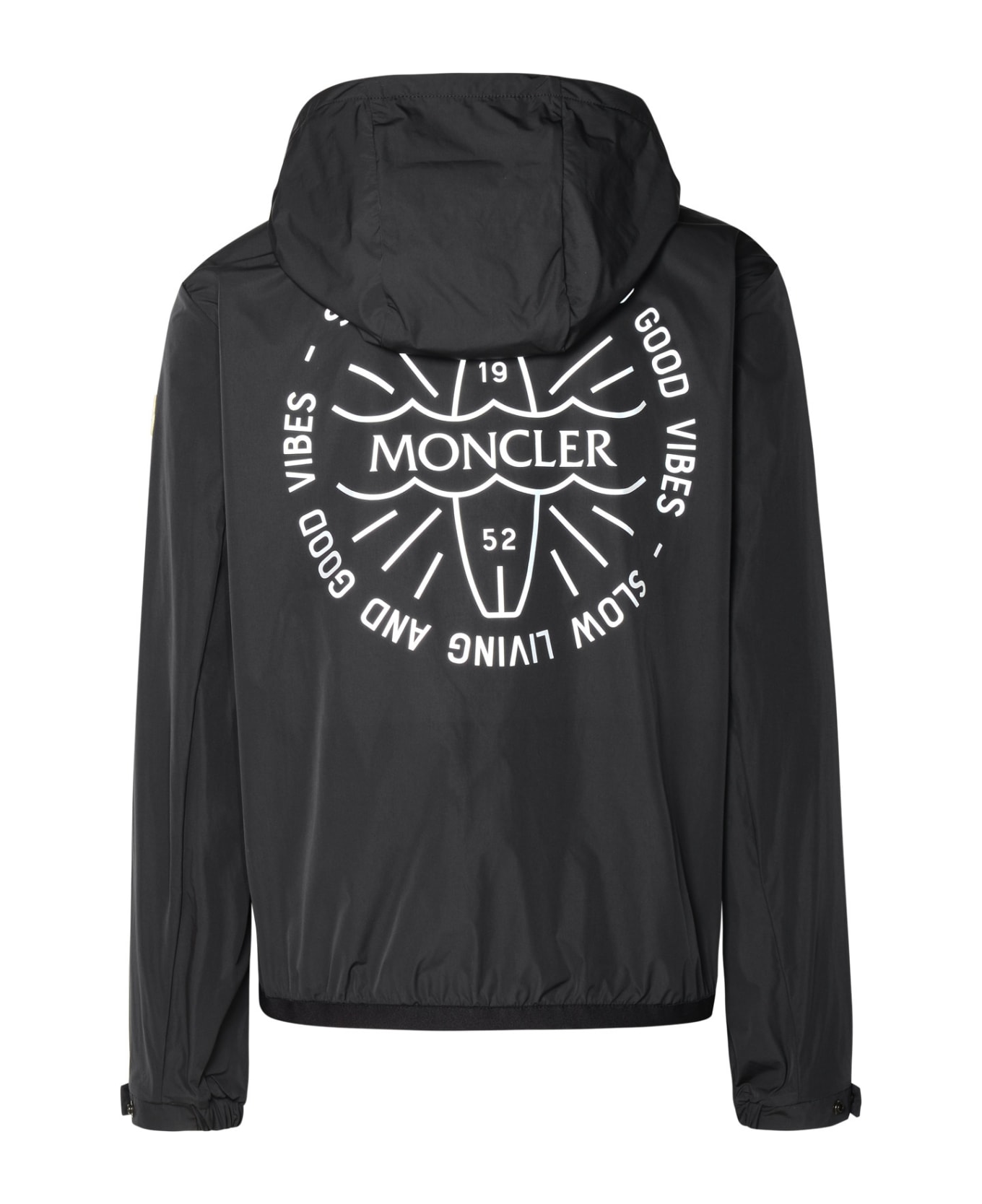 Moncler 'clapier' Black Polyester Jacket - Nero