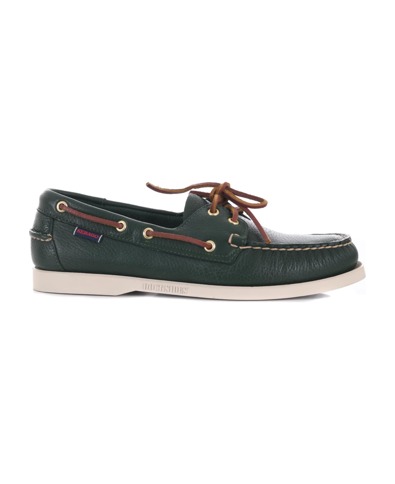 Sebago Boat Moccasins - Verde scuro