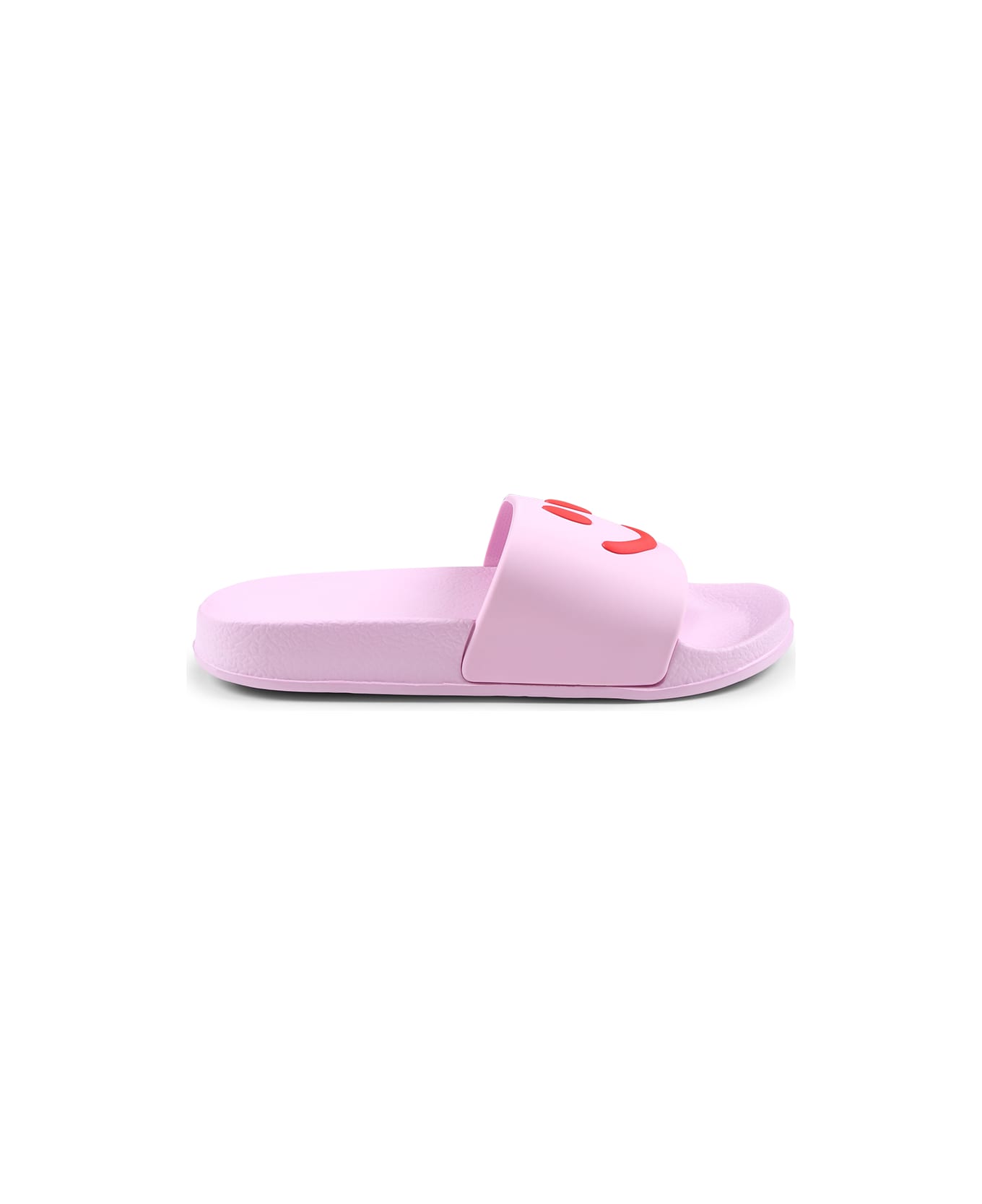 Molo Pink Slippers For Girl With Smiley - Pink