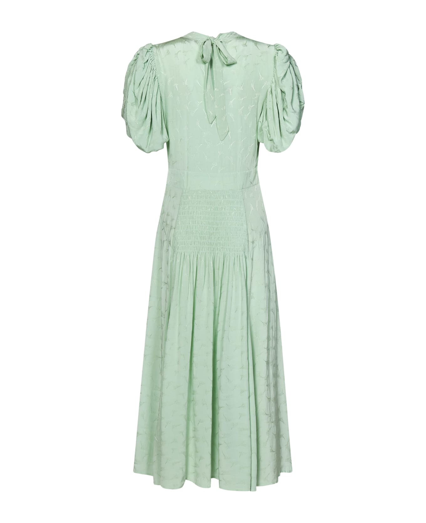 Rotate by Birger Christensen Midi Dress - GREEN