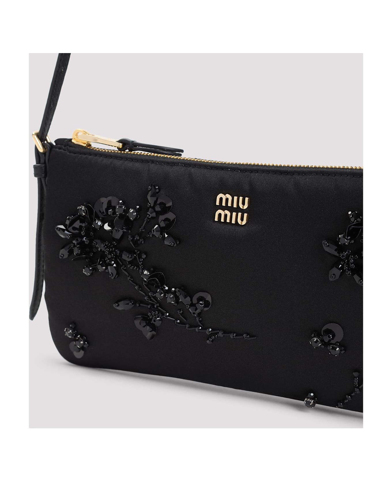 Miu Miu Silk Pouch - Nero