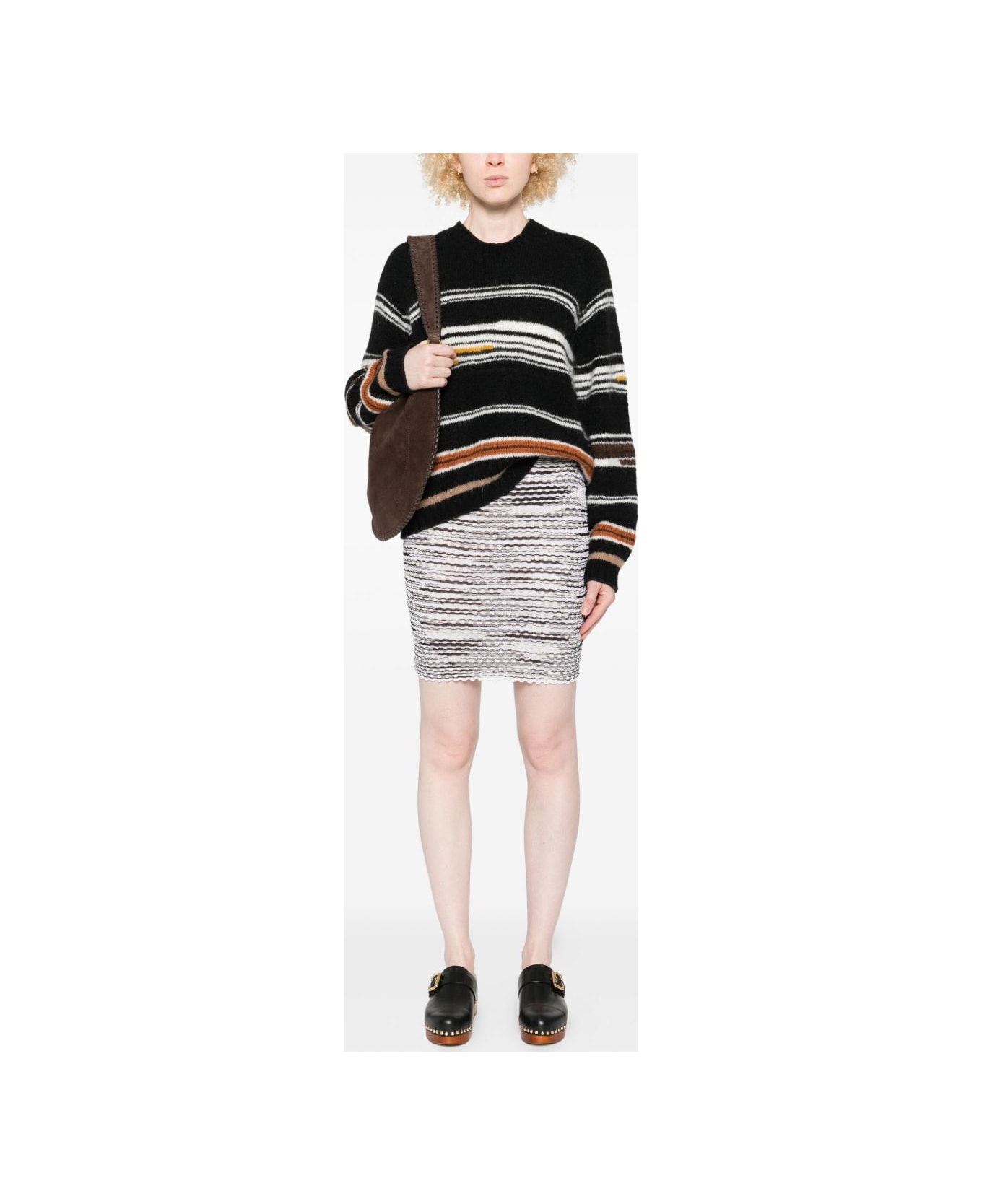 Missoni Wool Blend Skirt - Beige