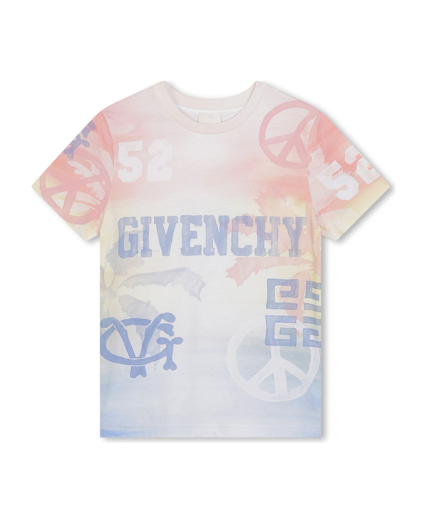 Givenchy T-shirt Con Logo - Multicolor