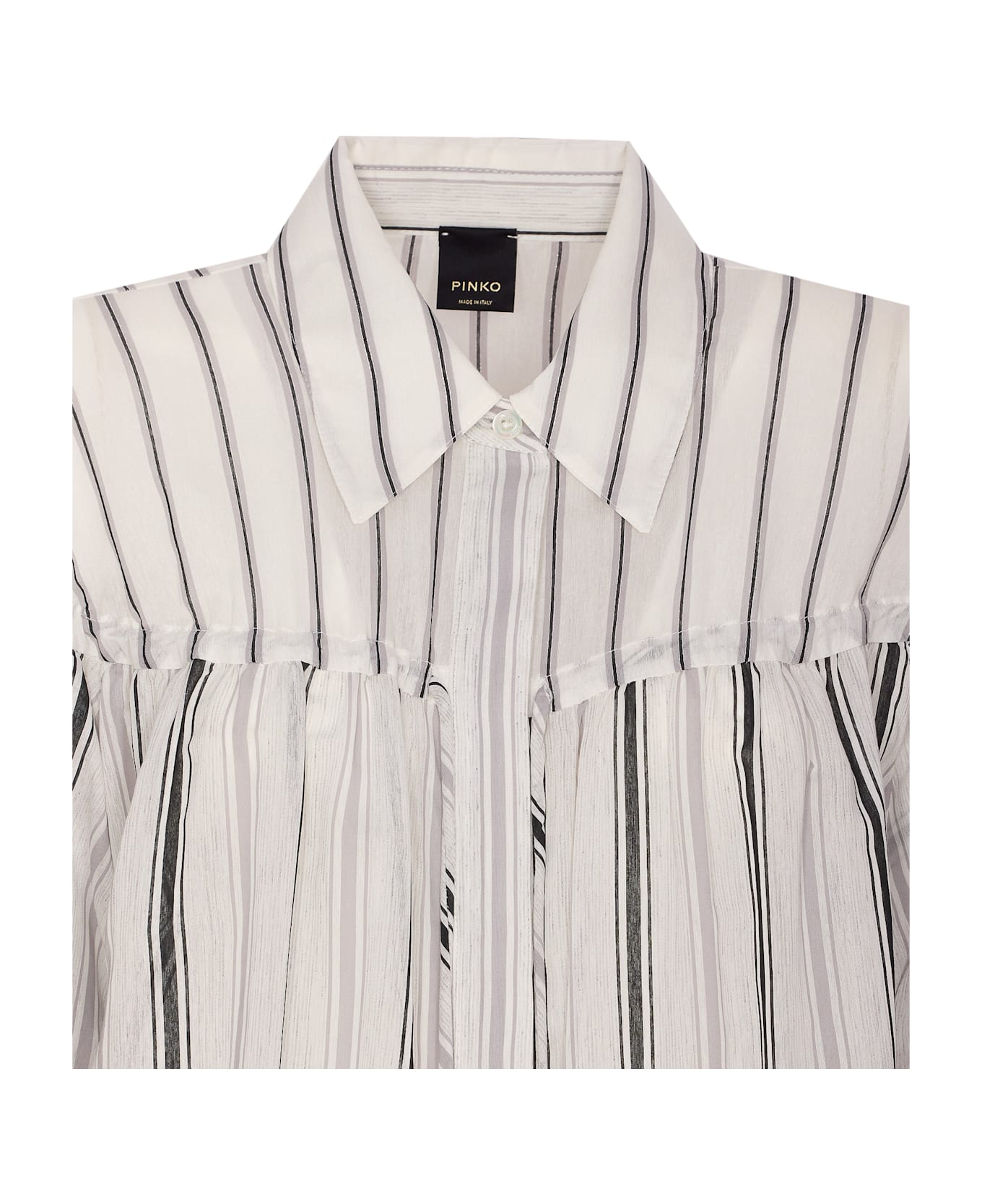 Pinko Diva Shirt - BIANCO/GRIGIO/NERO