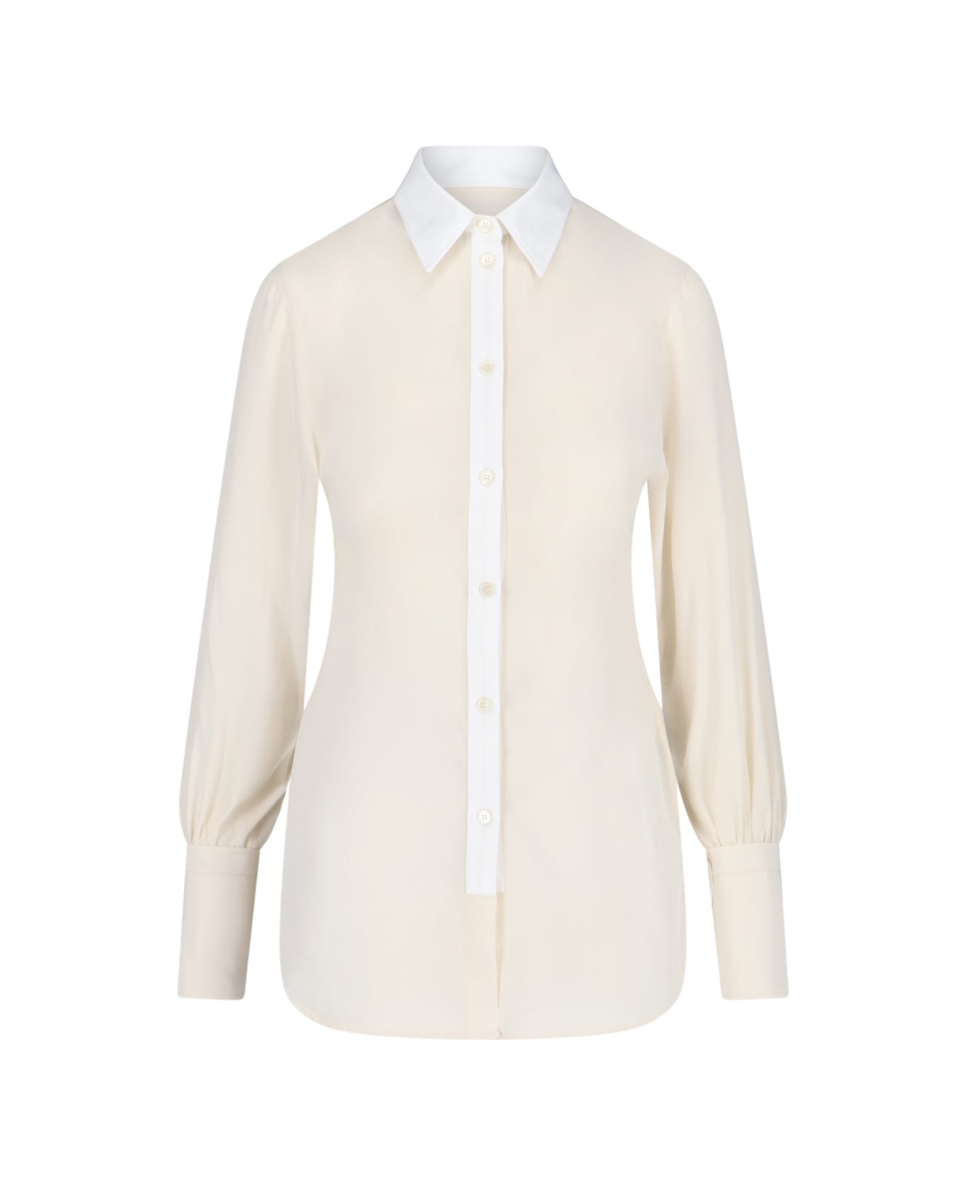 Victoria Beckham Silk Shirt - Cream