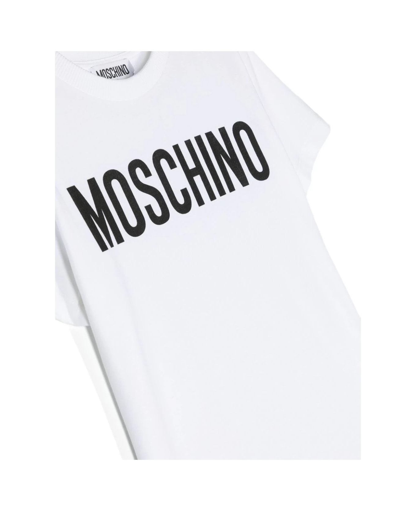 Moschino White T-shirt With Logo - White