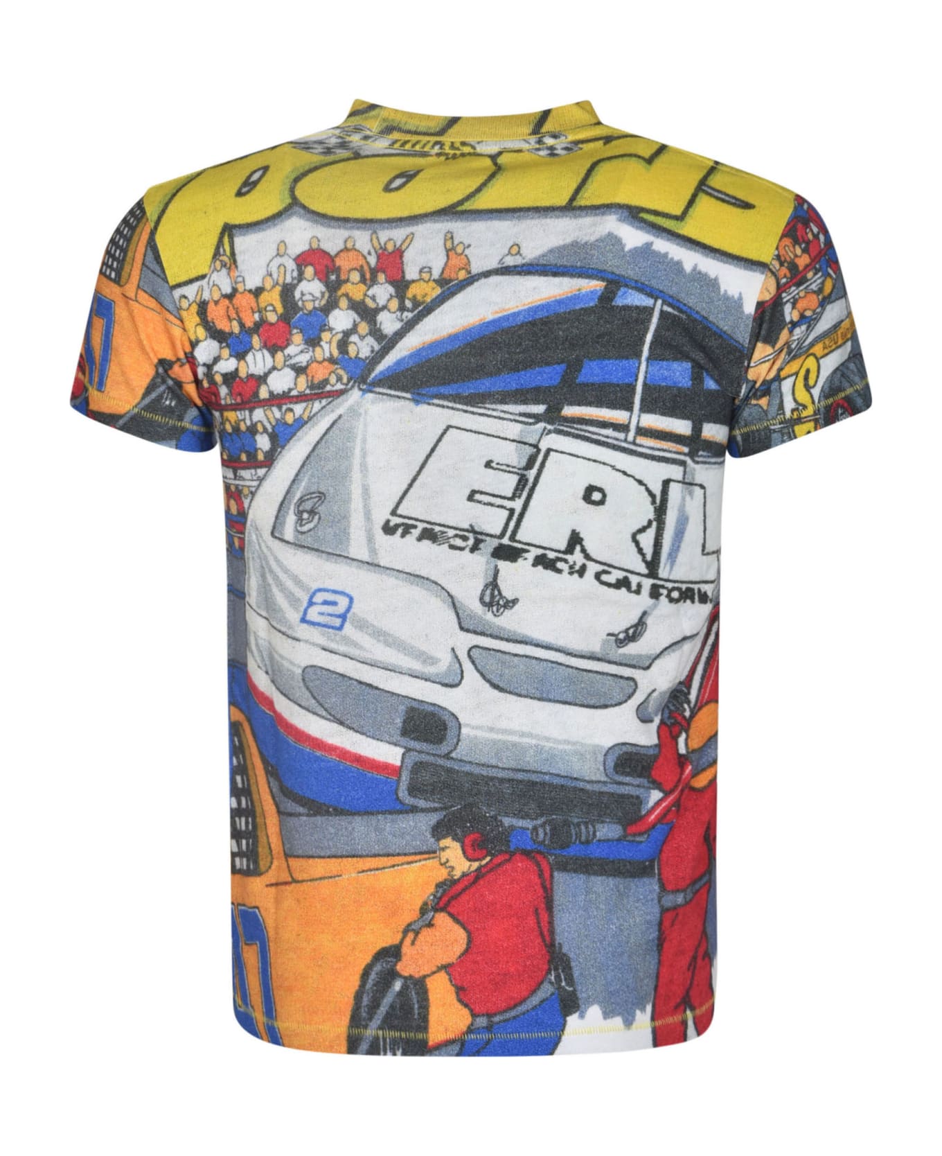 ERL Cartoon Printed T-shirt - Allover Tシャツ