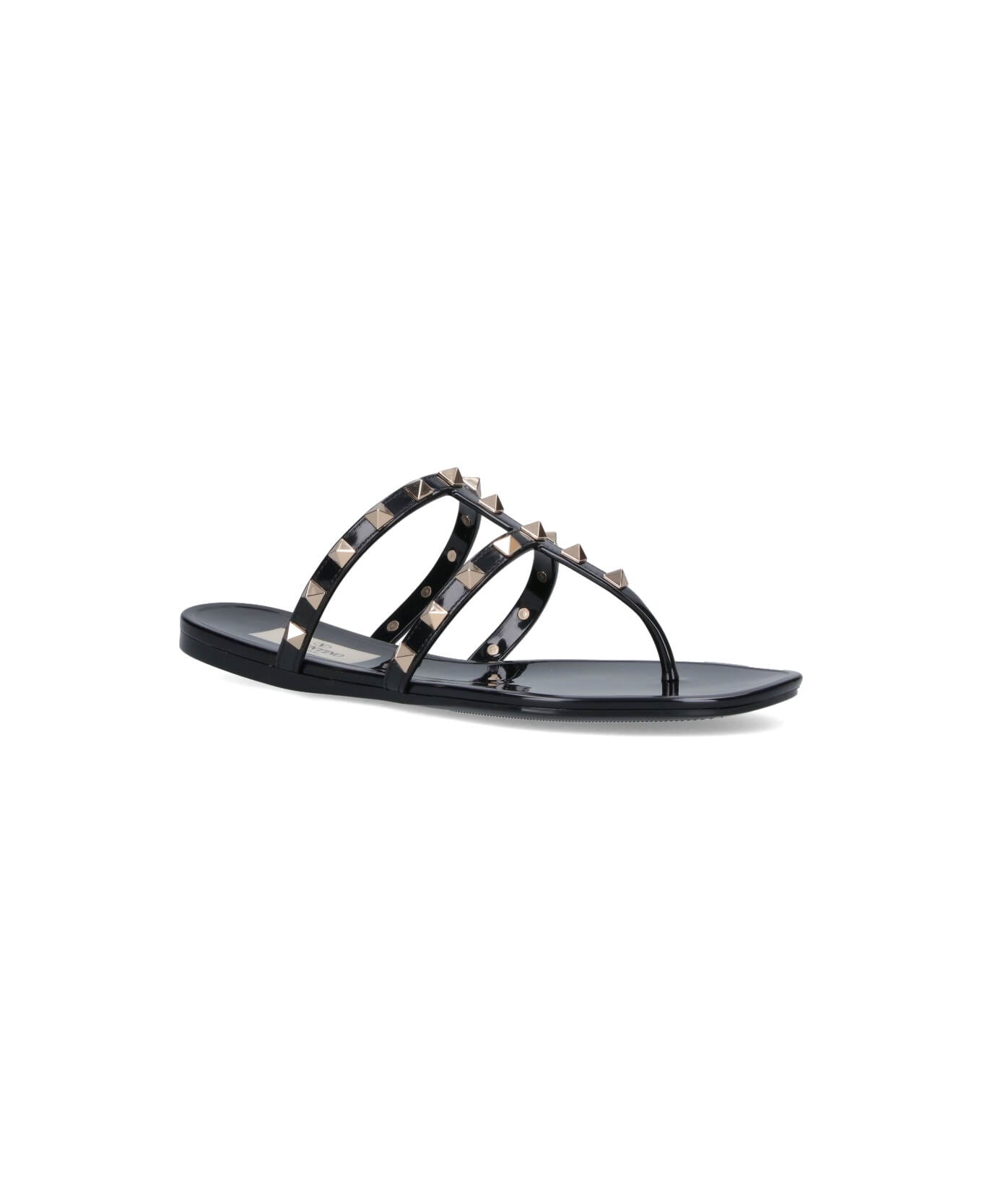 Valentino Garavani 
rockstud
 Sandals - Black  