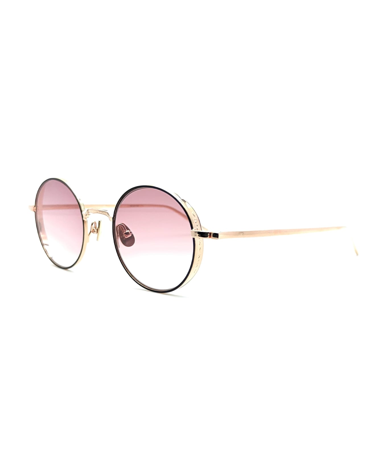 Matsuda M3087 - Rose Gold / Matte Black Sunglasses - rose gold