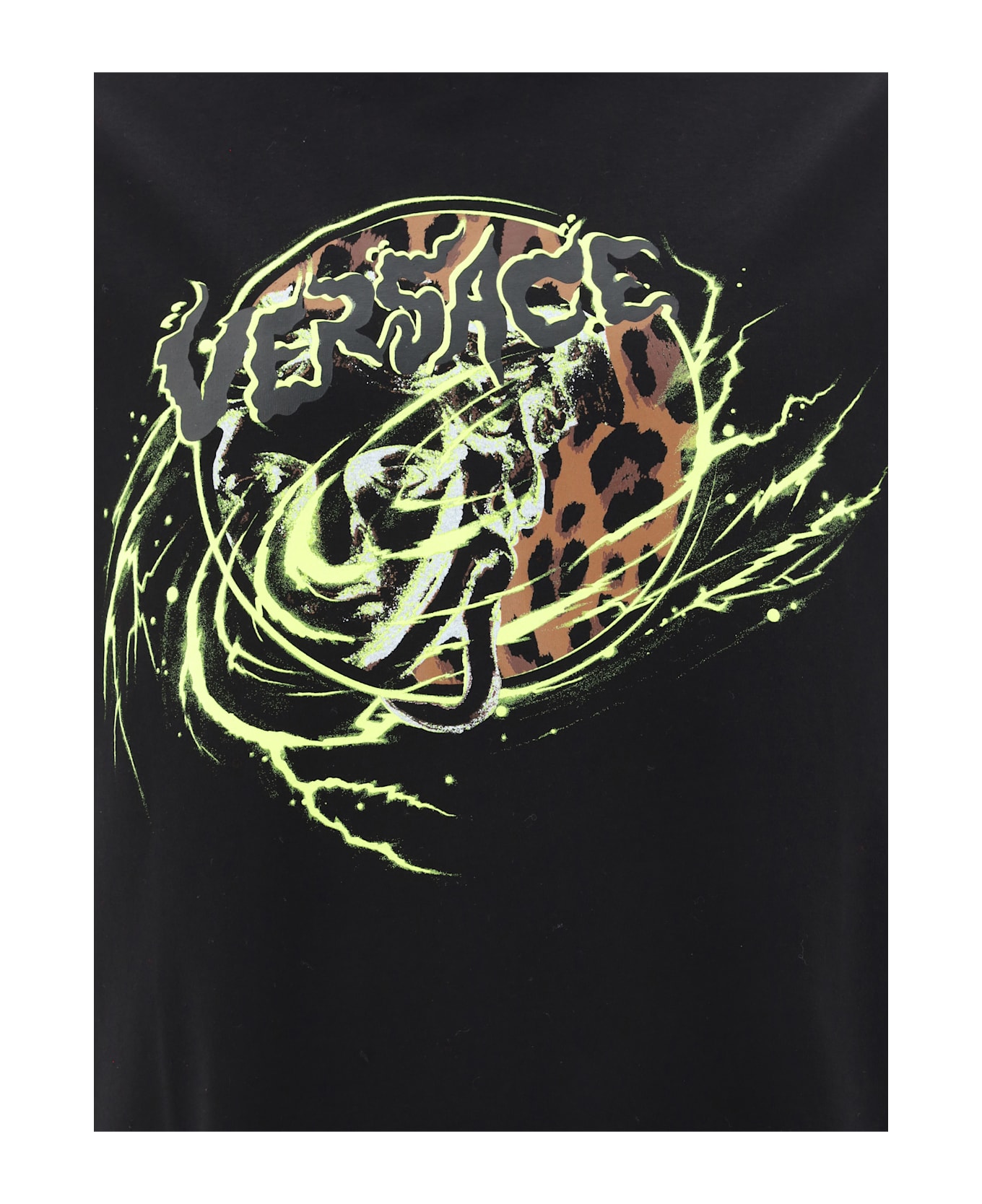 Versace T-shirt - Black+print シャツ