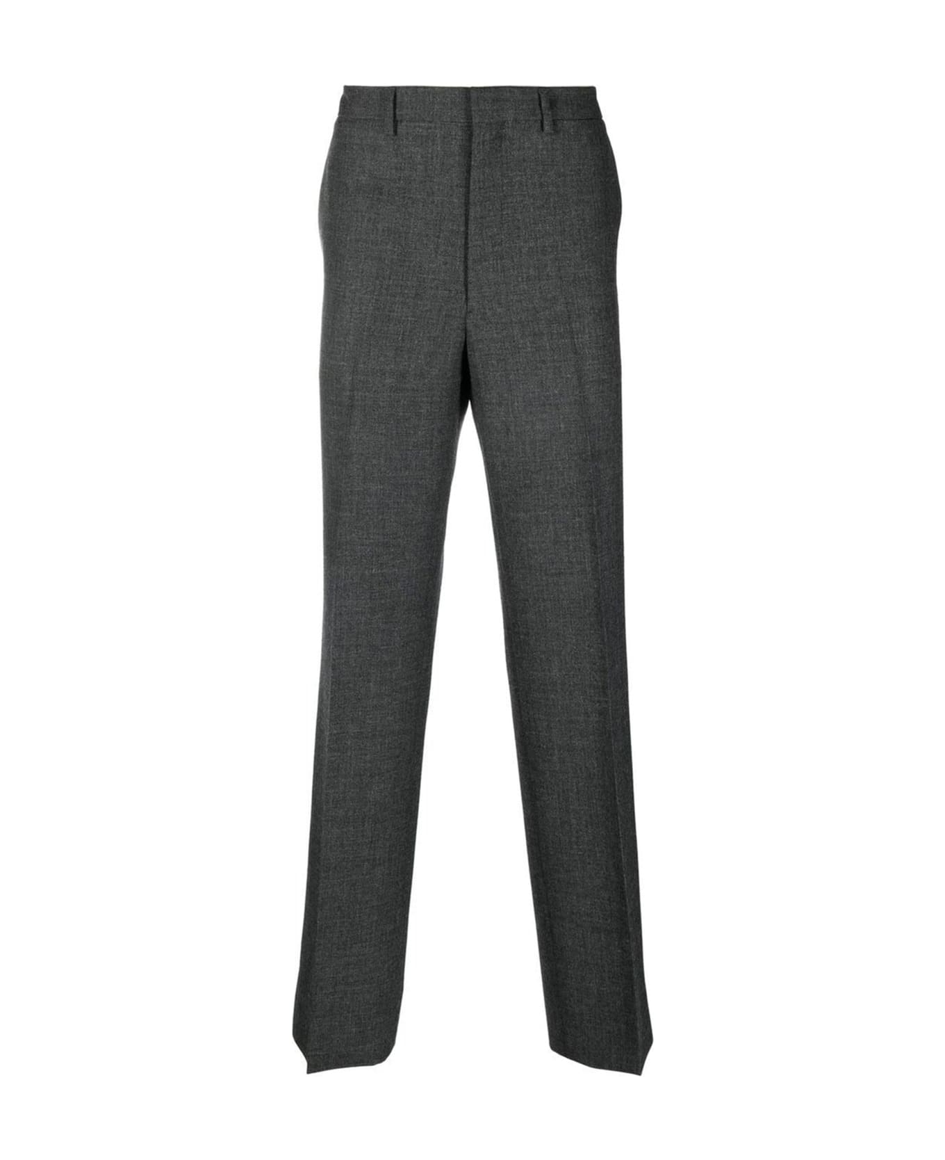 Prada Virgin Wool Pants - Gray ボトムス