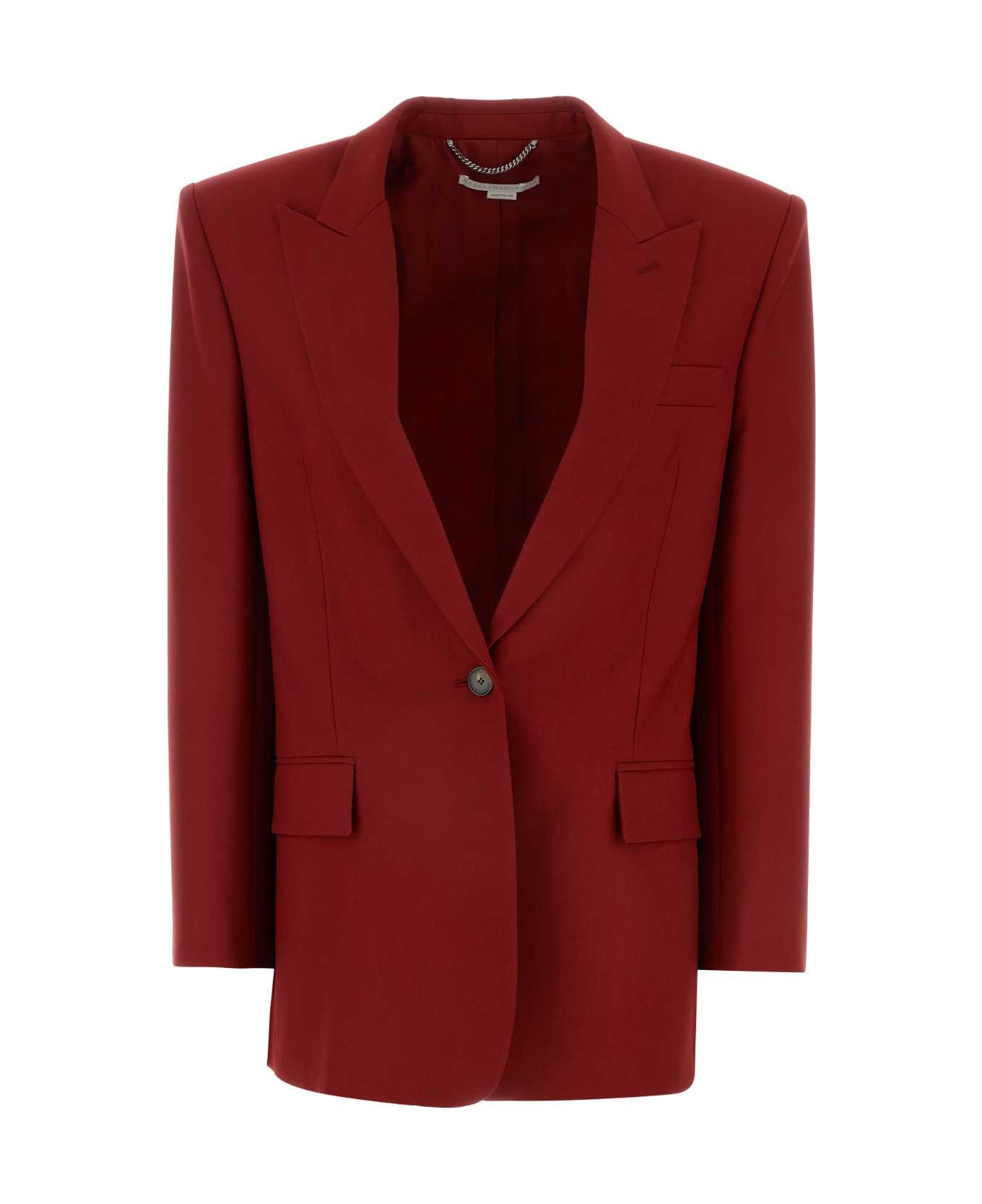 Stella McCartney Red Wool Oversize Blazer - RUBY