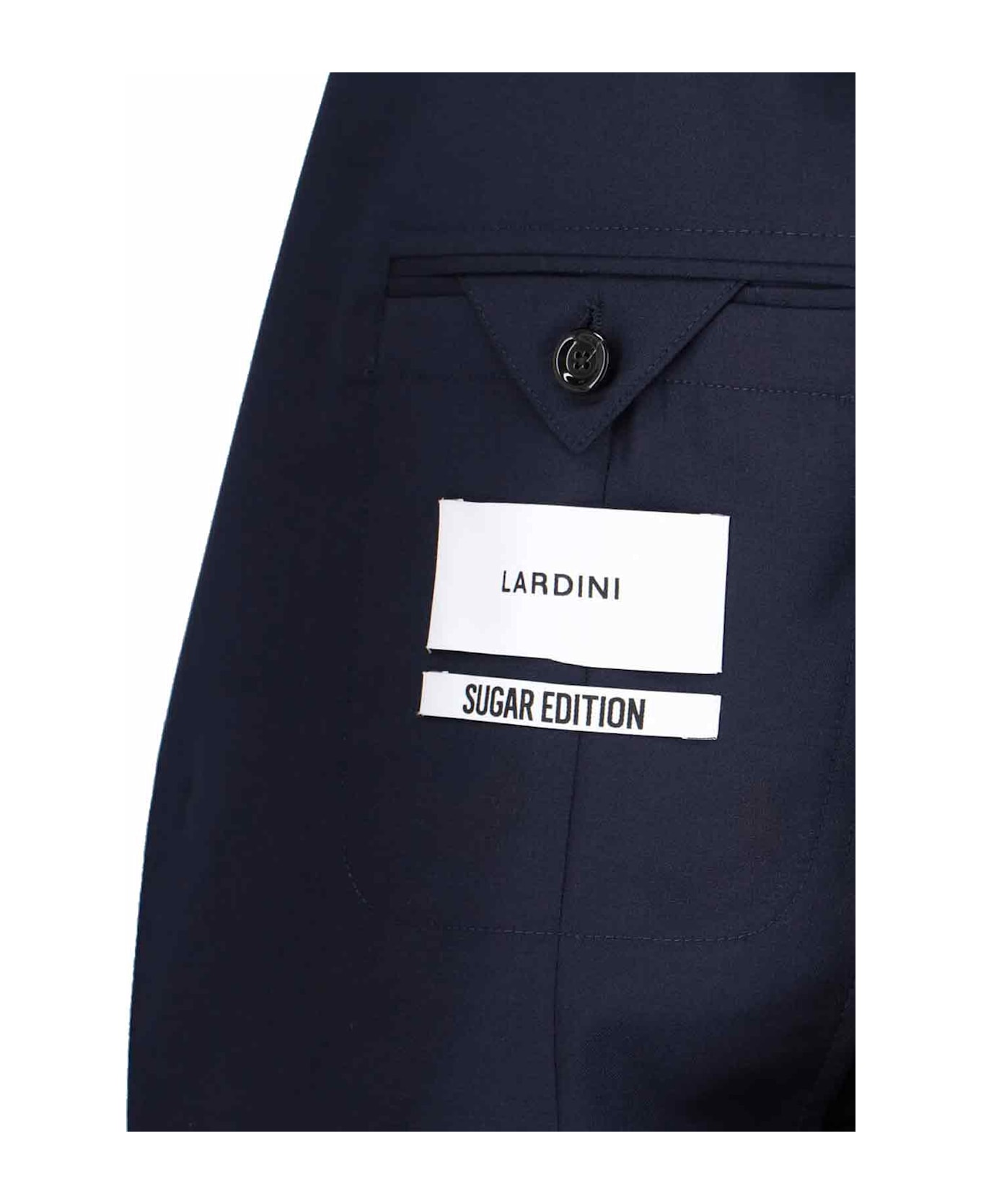 Lardini Single-breasted Virgin Wool Suit - Blue
