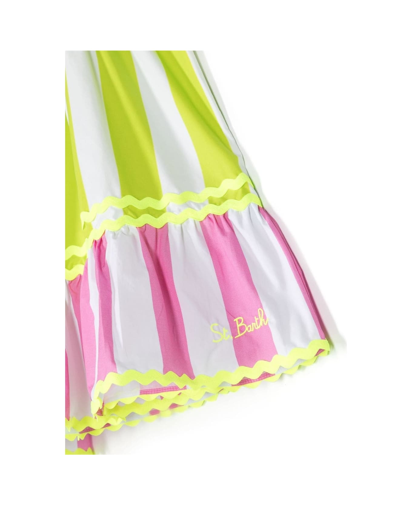 MC2 Saint Barth Stripe-print Cotton Dress - Multicolor 水着