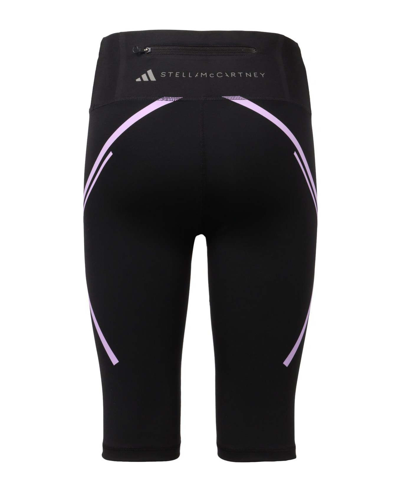 Adidas by Stella McCartney Truepace High-waisted Cycling Shorts - BLACK/PURPLE