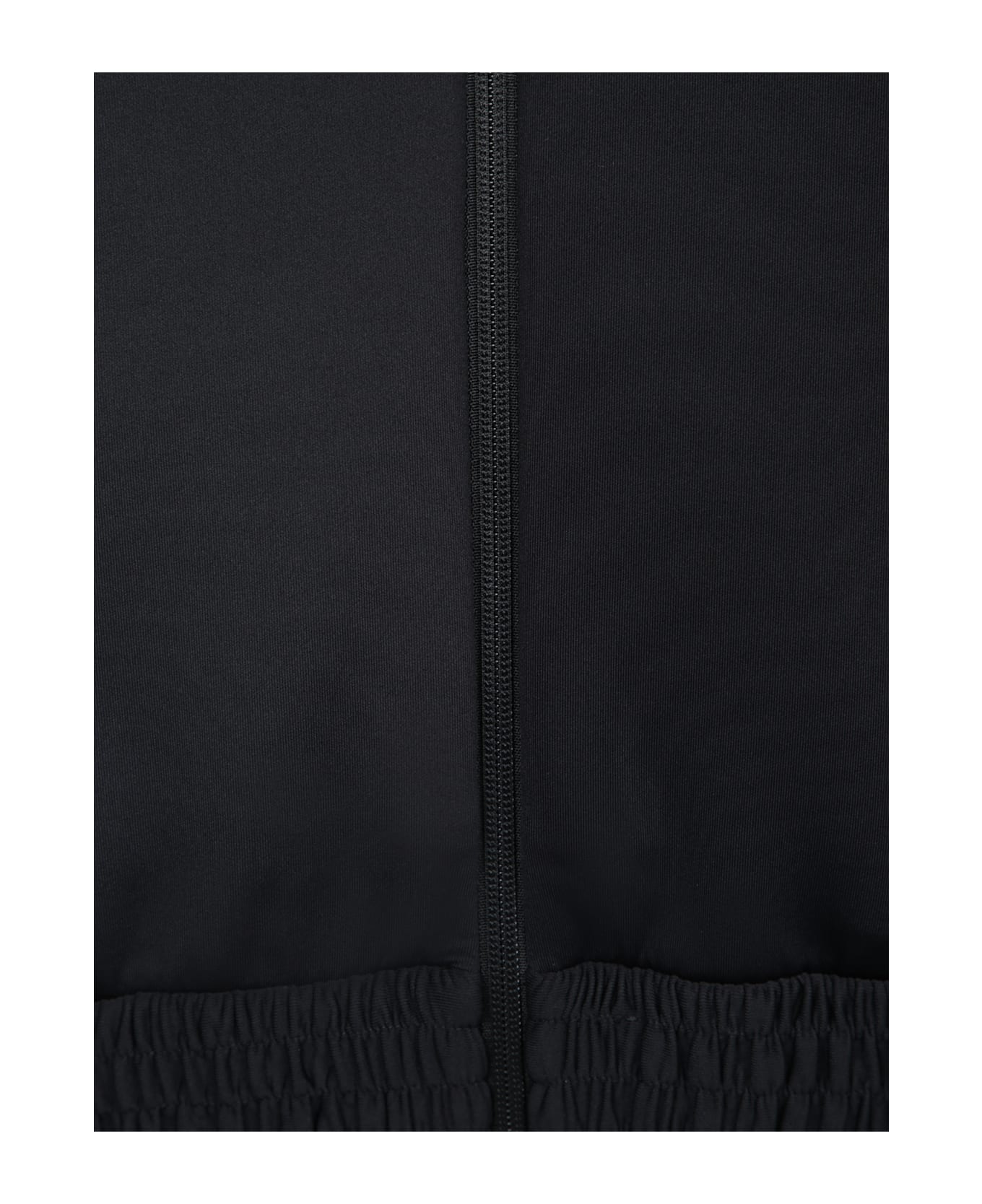 Moncler Black Stretch Polyester Sweatshirt - Nero