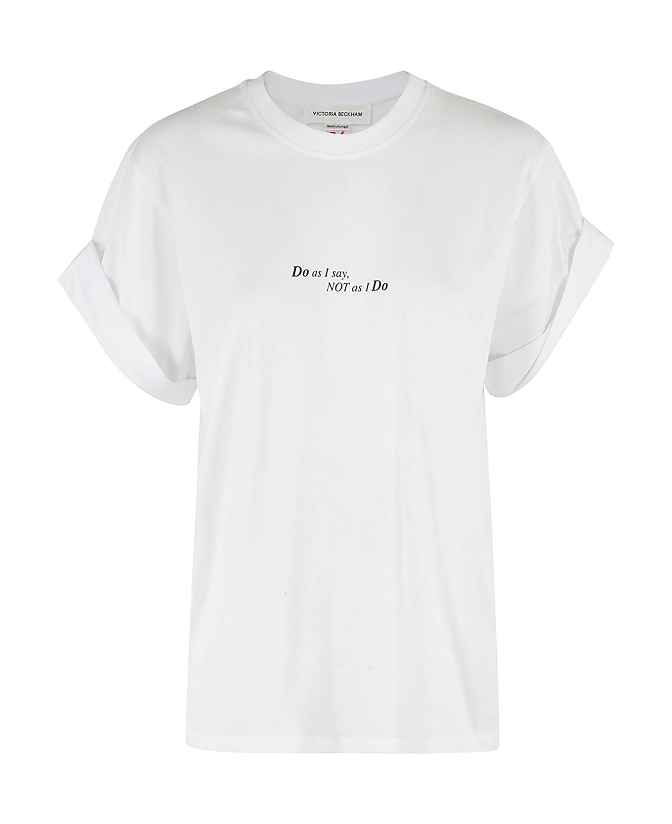 Victoria Beckham Slogan Tee Tシャツ
