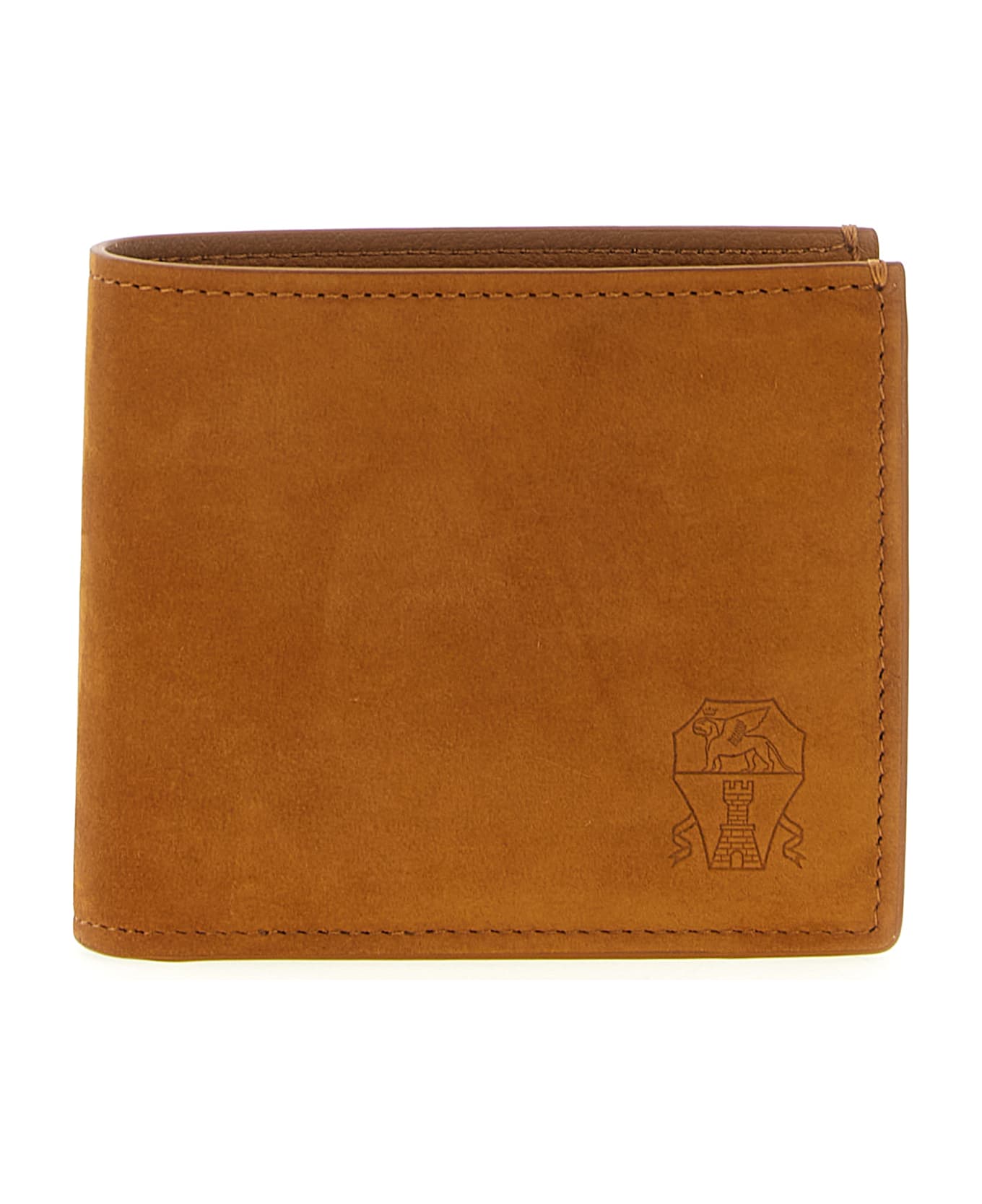 Brunello Cucinelli Nubuck Wallet - Brown