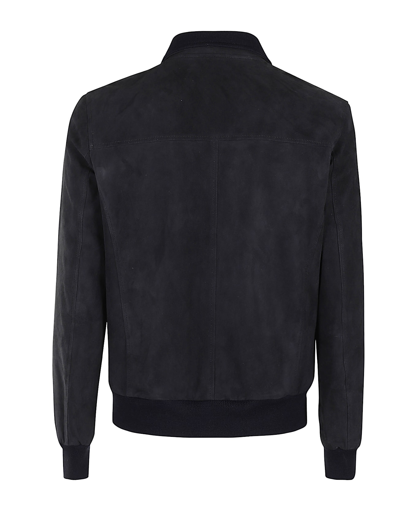 Stewart Giubbotto Garment Suede Archie Goat - Blu