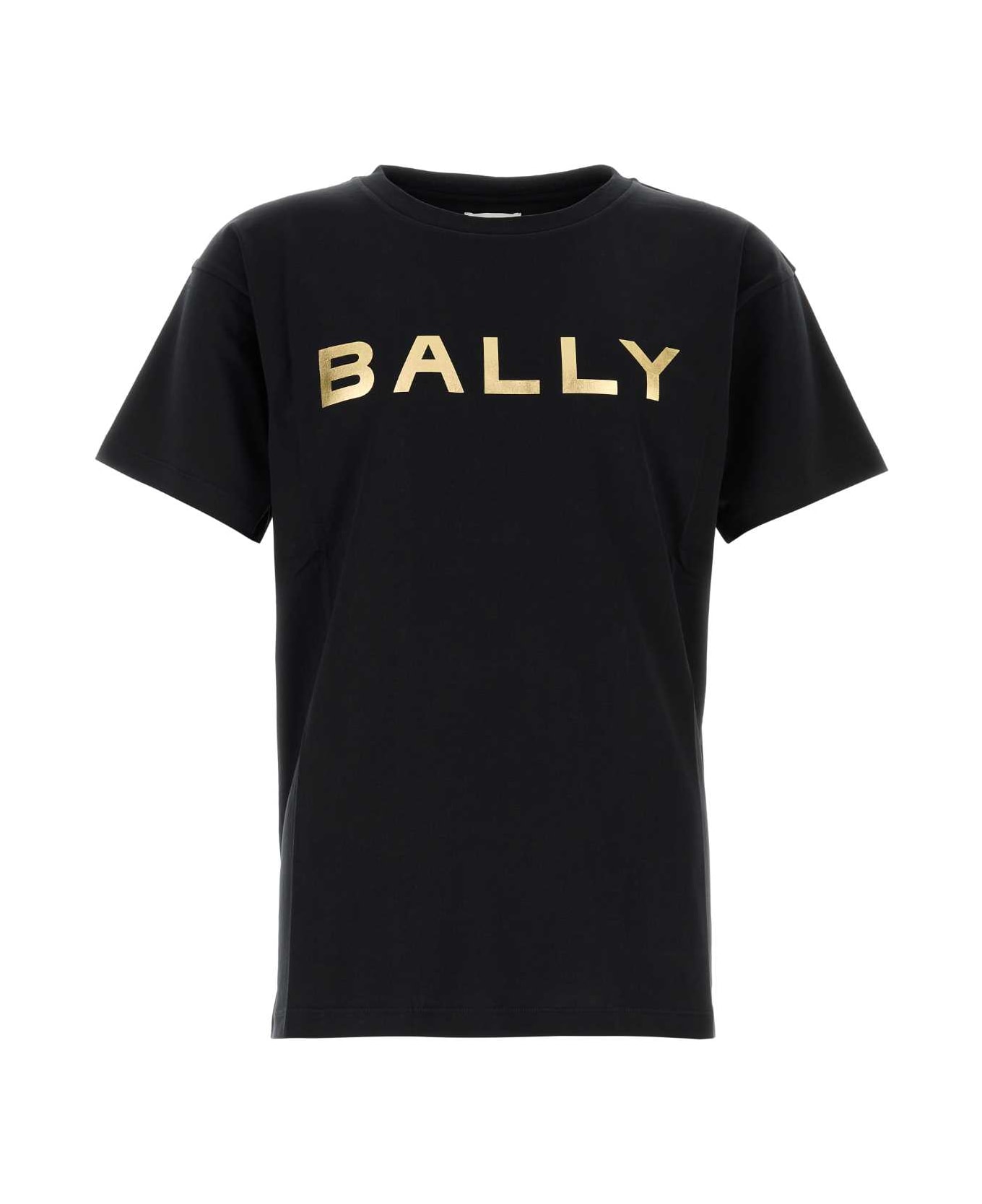 Bally Black Cotton T-shirt - Black