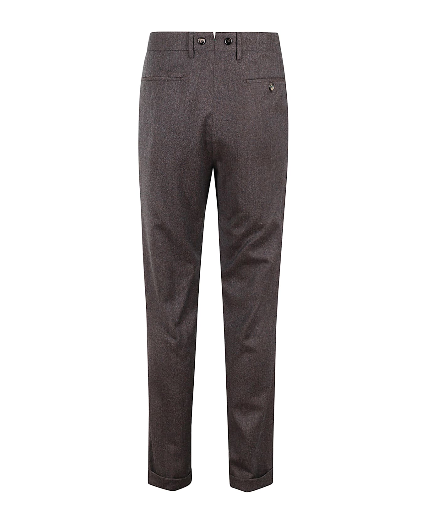 Berwich Barber Long Pant 2 Pences Lana Light Melange - Tobacco