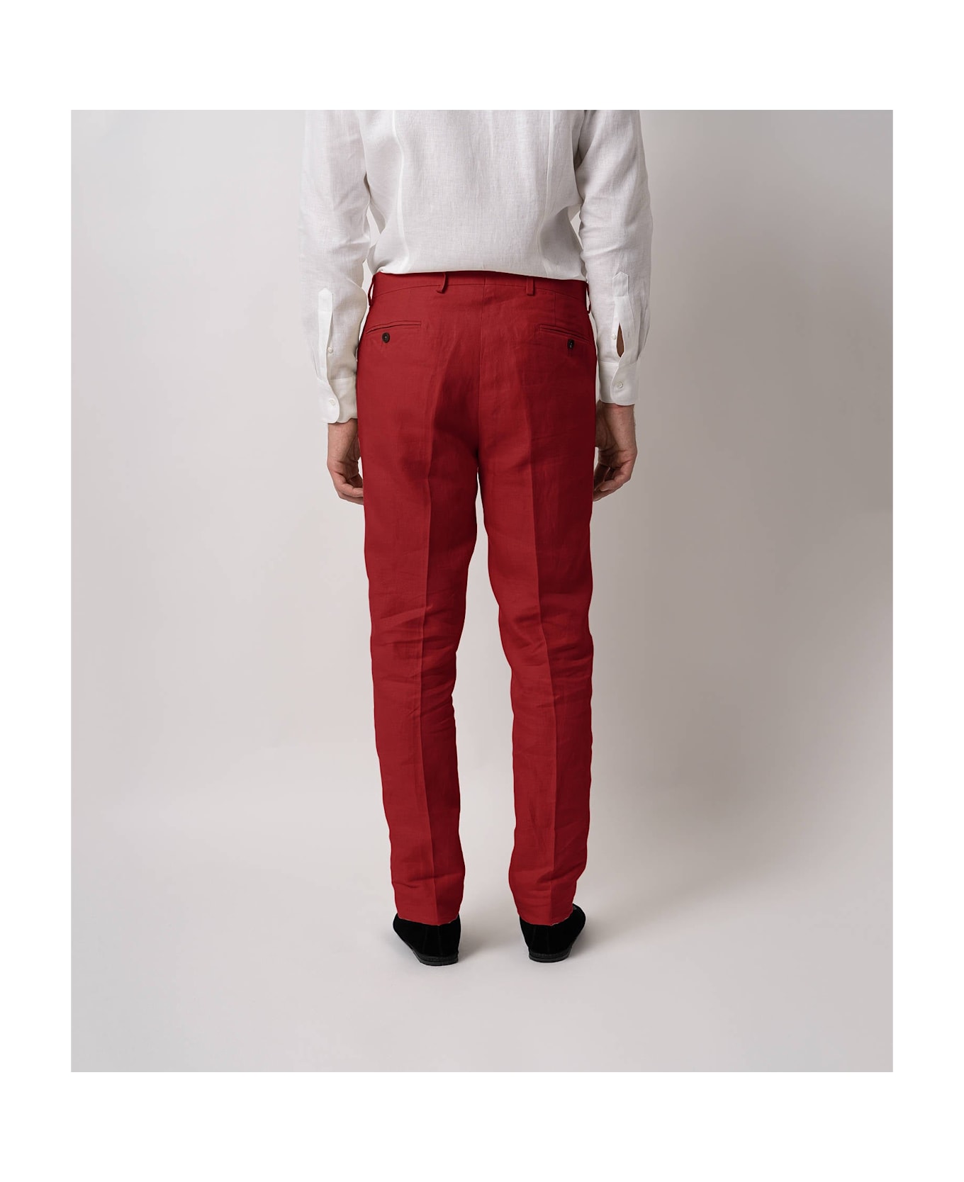 Larusmiani Levante Trousers Pants - Red