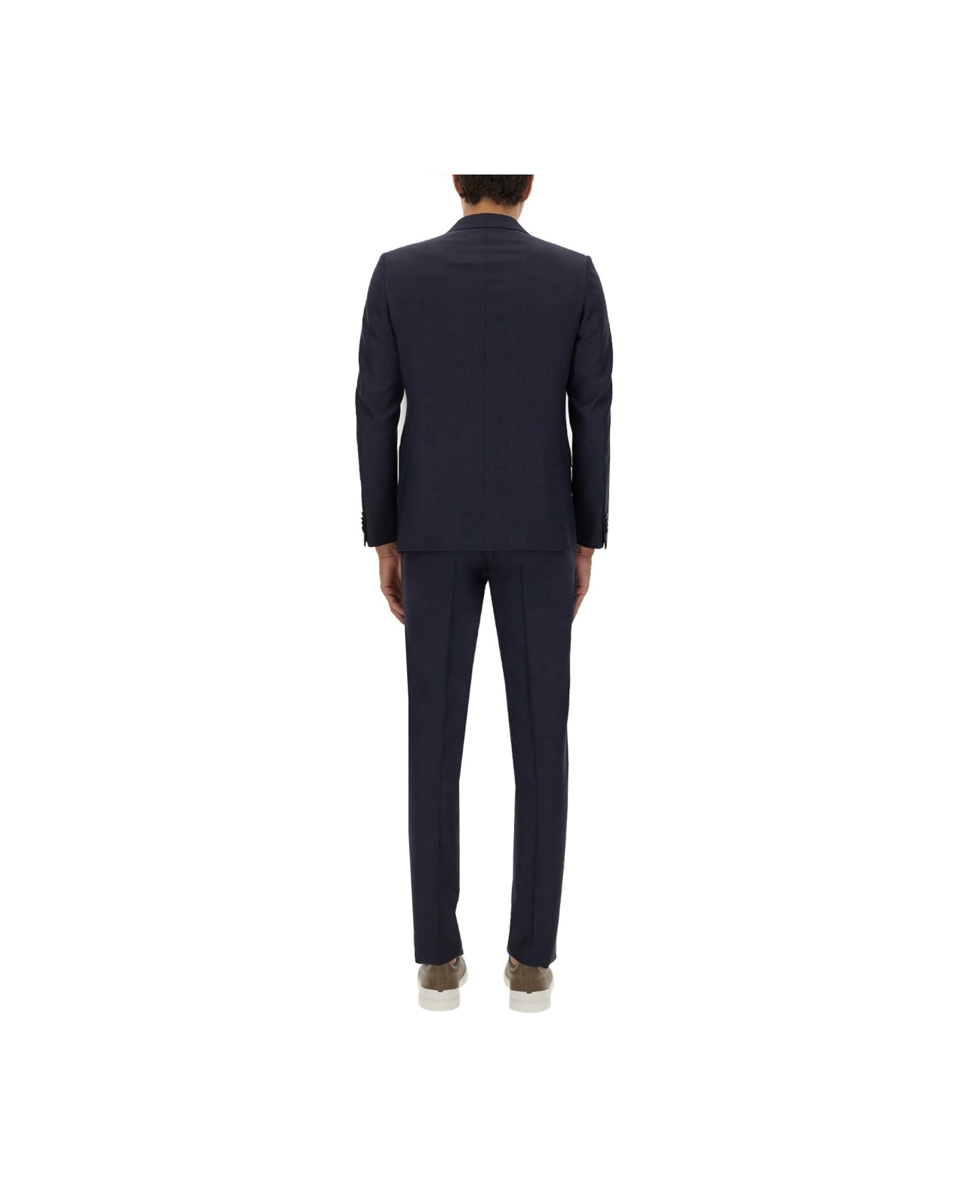 Zegna "one Hundred And Twenty Thousand" Wool Dress - BLUE