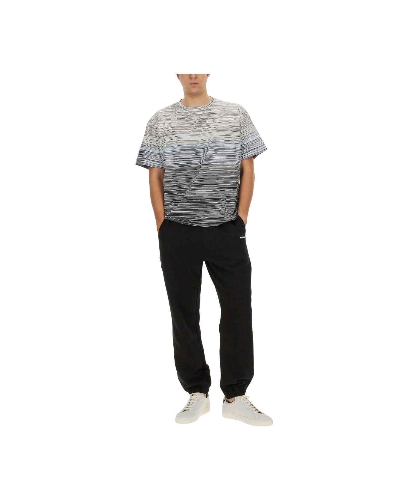 Missoni Striped T-shirt - GREY