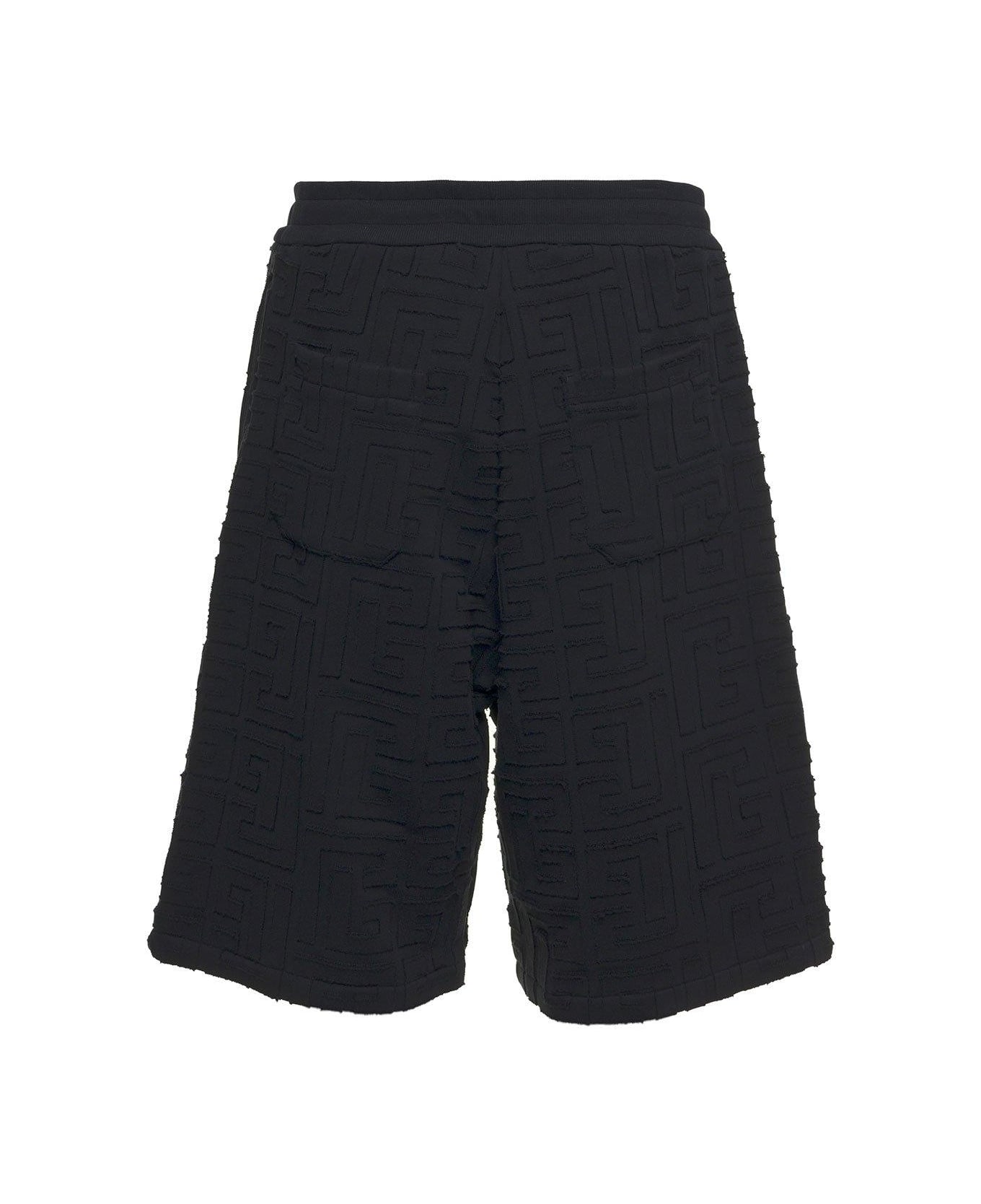 Balmain Drawstring Shorts - Black ショートパンツ