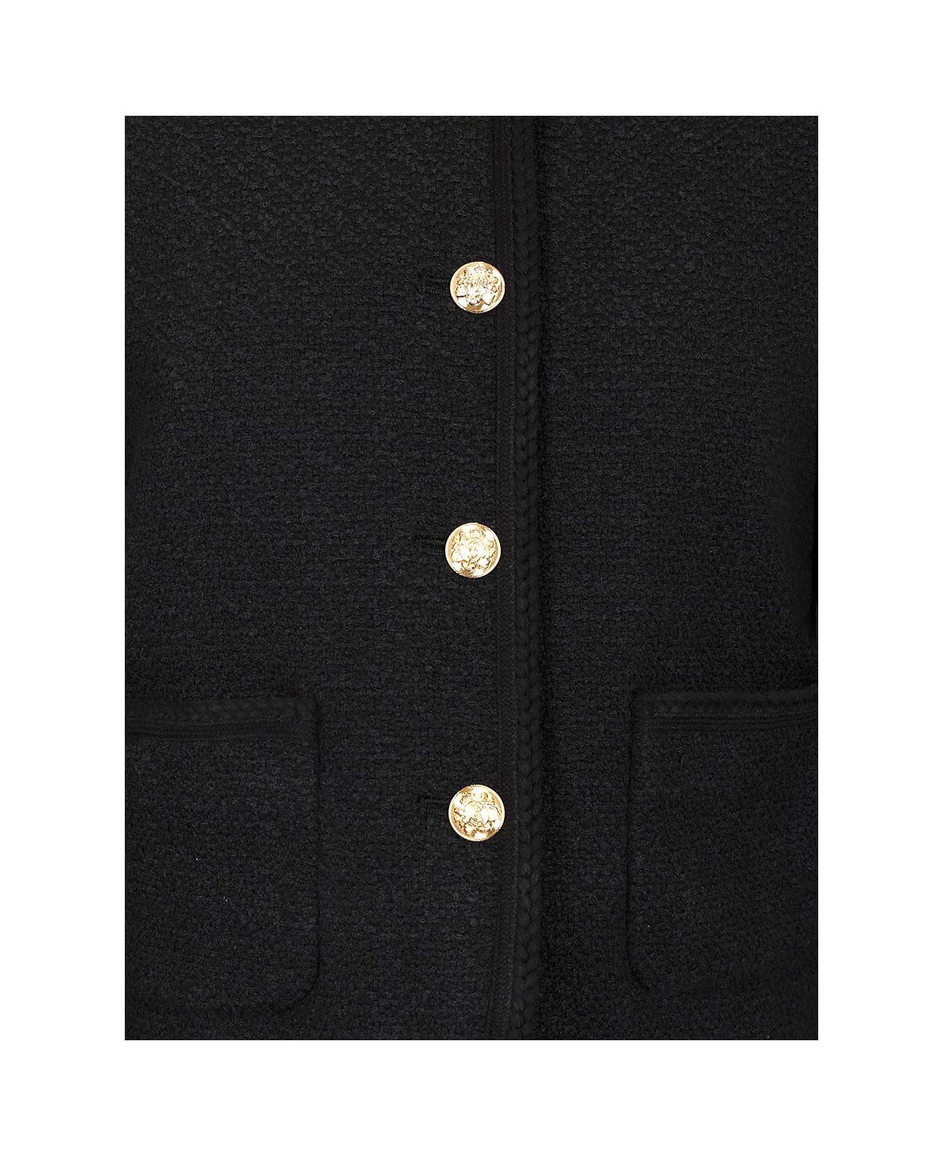 Dunst Bouclé Tweed Jacket - Black
