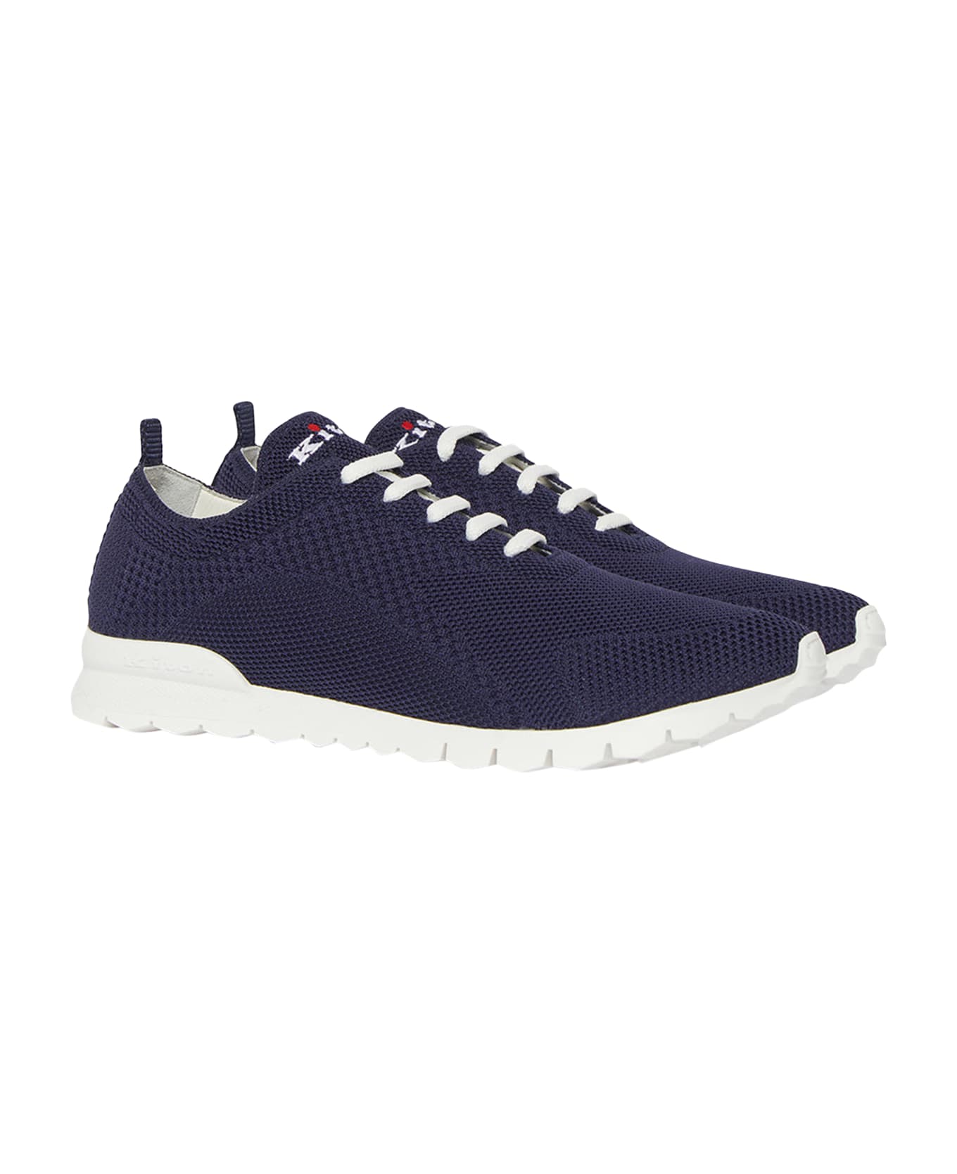 Kiton Fits - Sneakers Shoes Cotton - NAVY BLUE