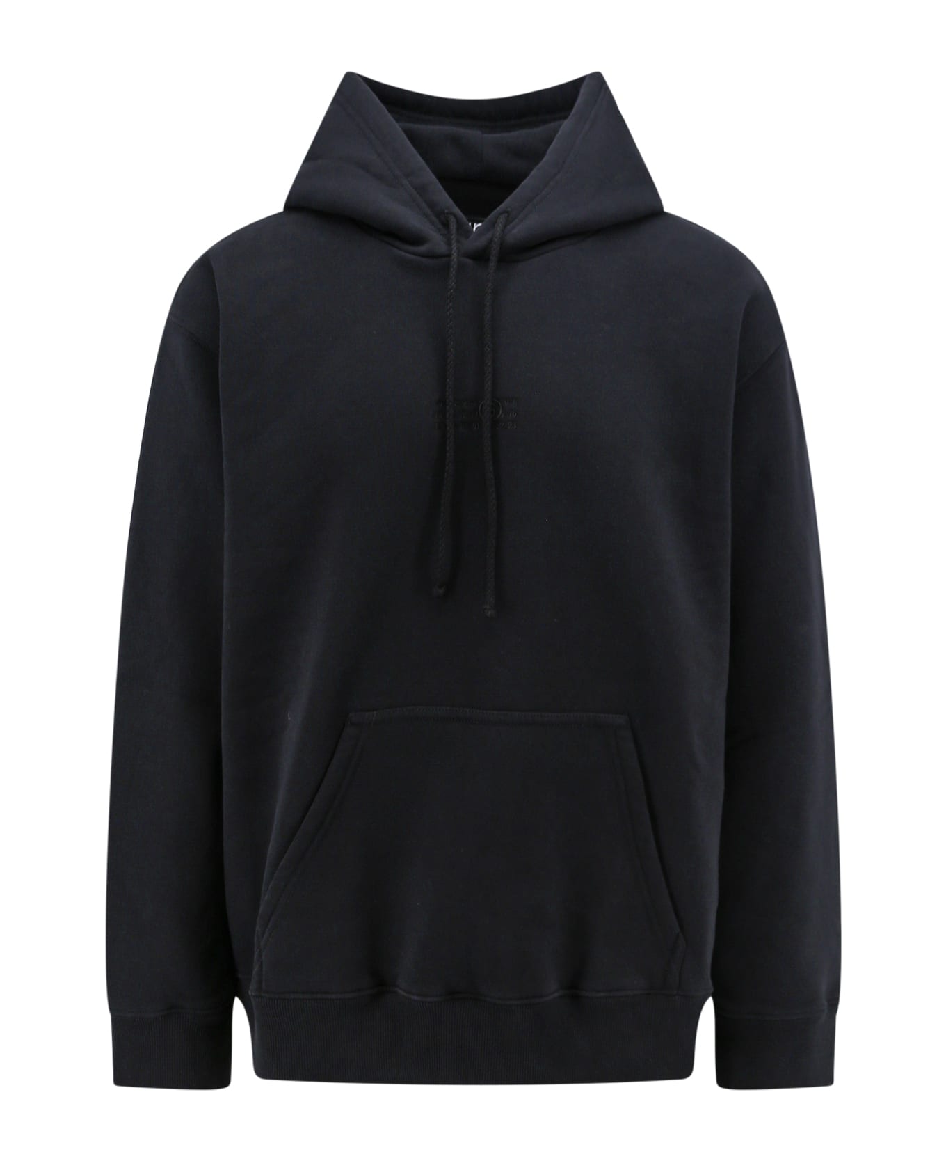 MM6 Maison Margiela Hooded Sweatshirt - Black