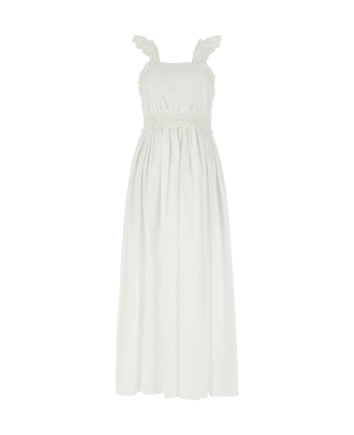 Chloé White Cotton Dress - 101 ワンピース＆ドレス
