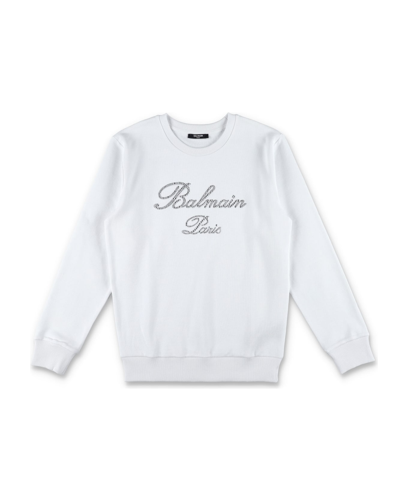 Balmain Kid - Sweatshirt - WHITE/SILVER