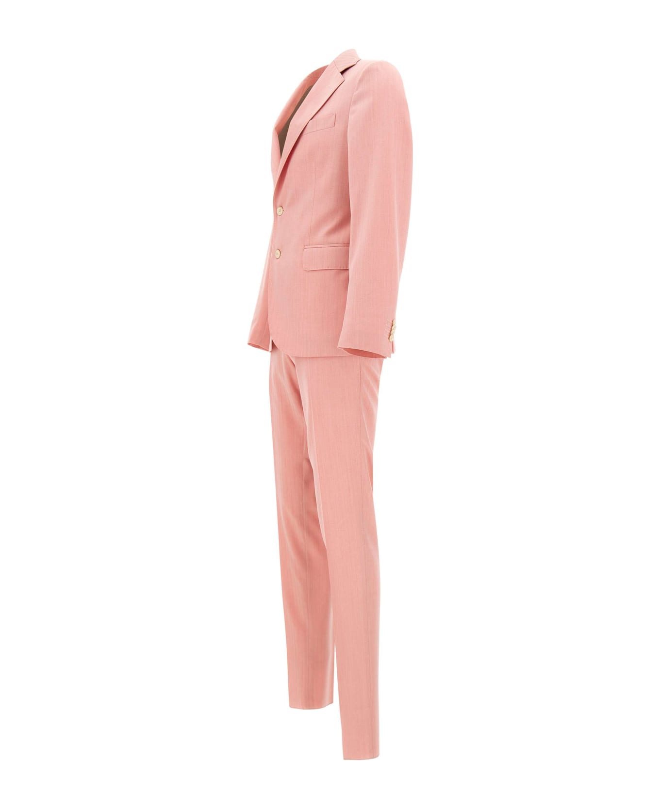 Brian Dales Cool Wool Two-piece Suit - PINK
