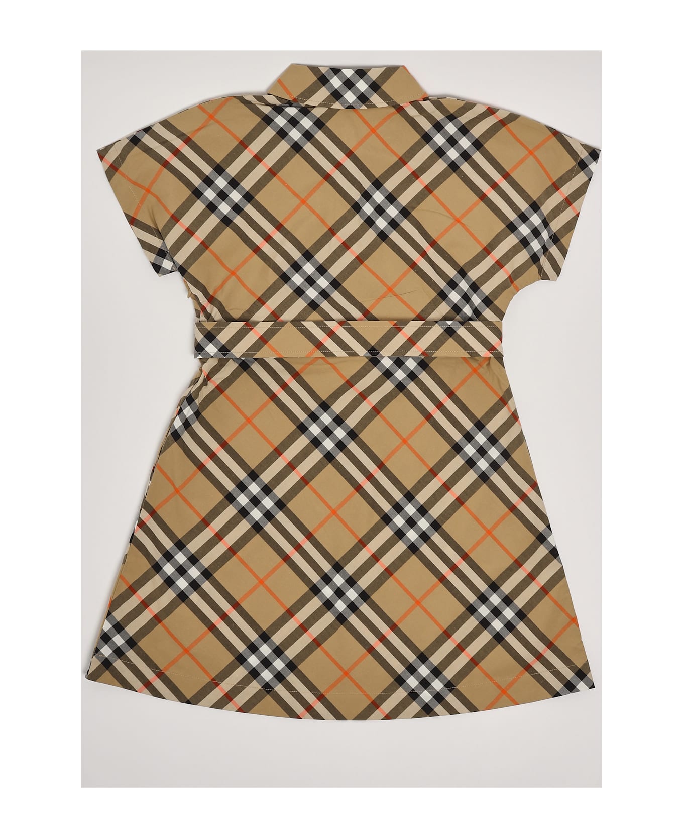 Burberry Giulietta Dress Dress - CHECK BEIGE