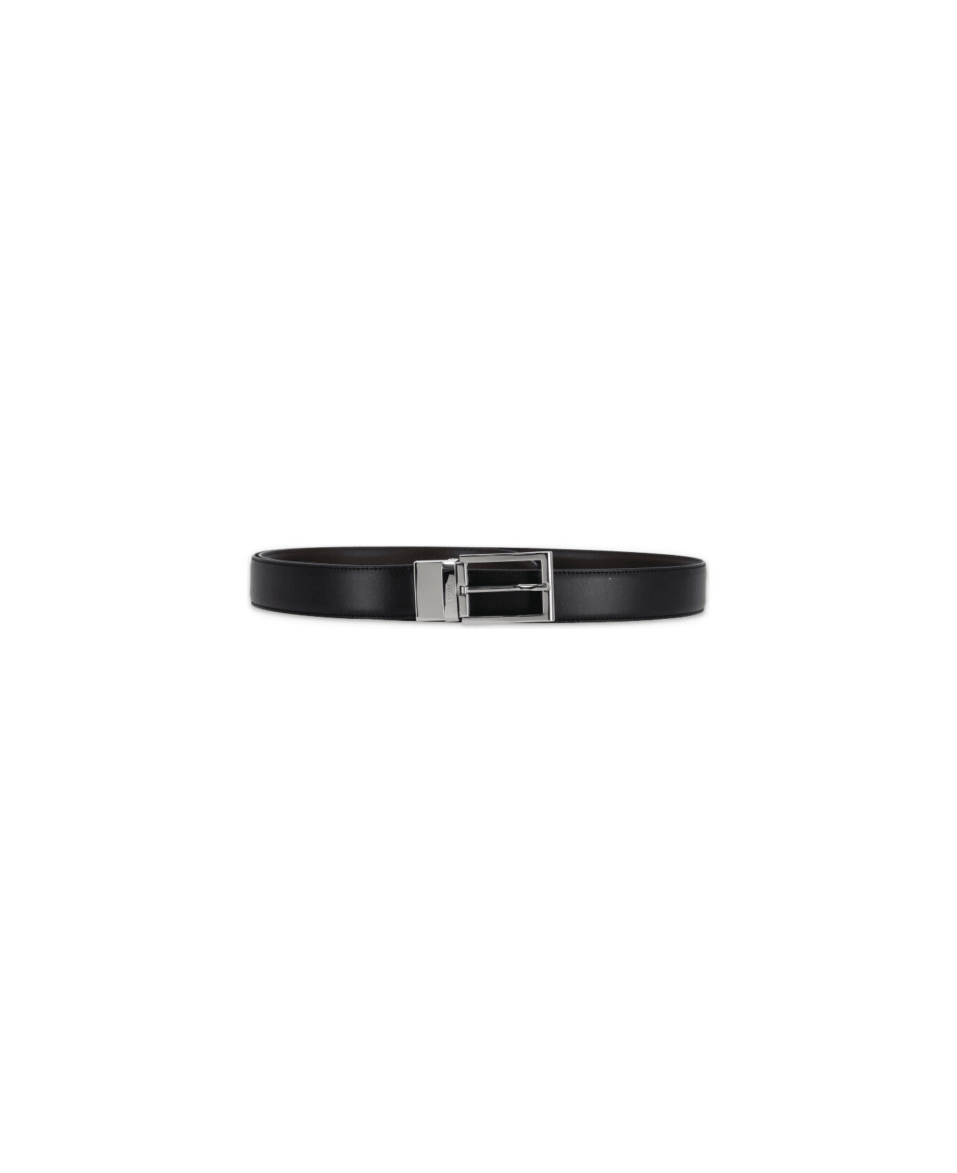 Zegna Leather Belt - BLACK