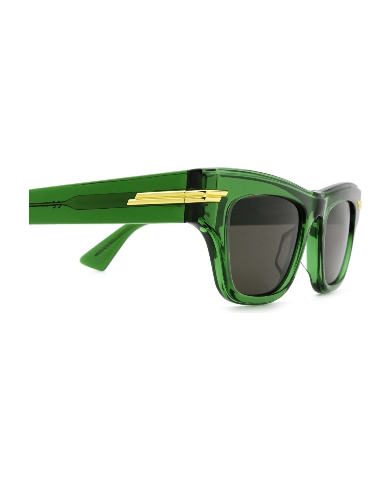 Bottega Veneta Eyewear Bv1122s Green Sunglasses - Green