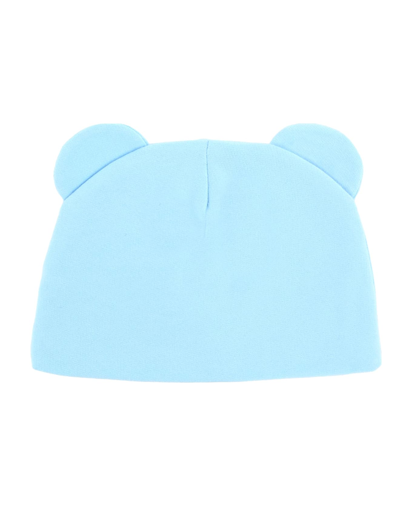 Moschino Light Blue Hat For Baby Boy With Teddy Bear - Light Blue