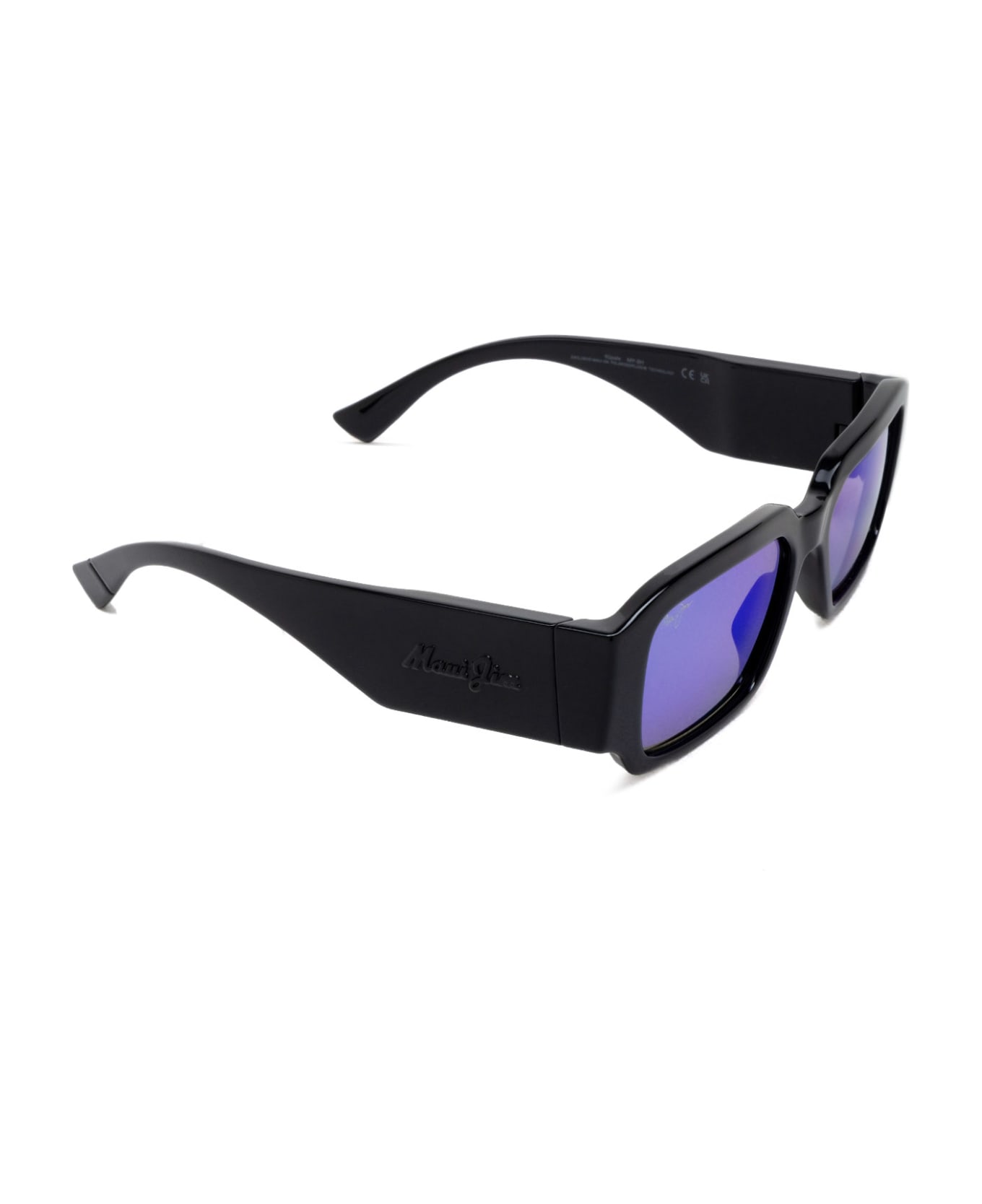 Maui Jim Mj639 Shiny Black Sunglasses - Shiny Black
