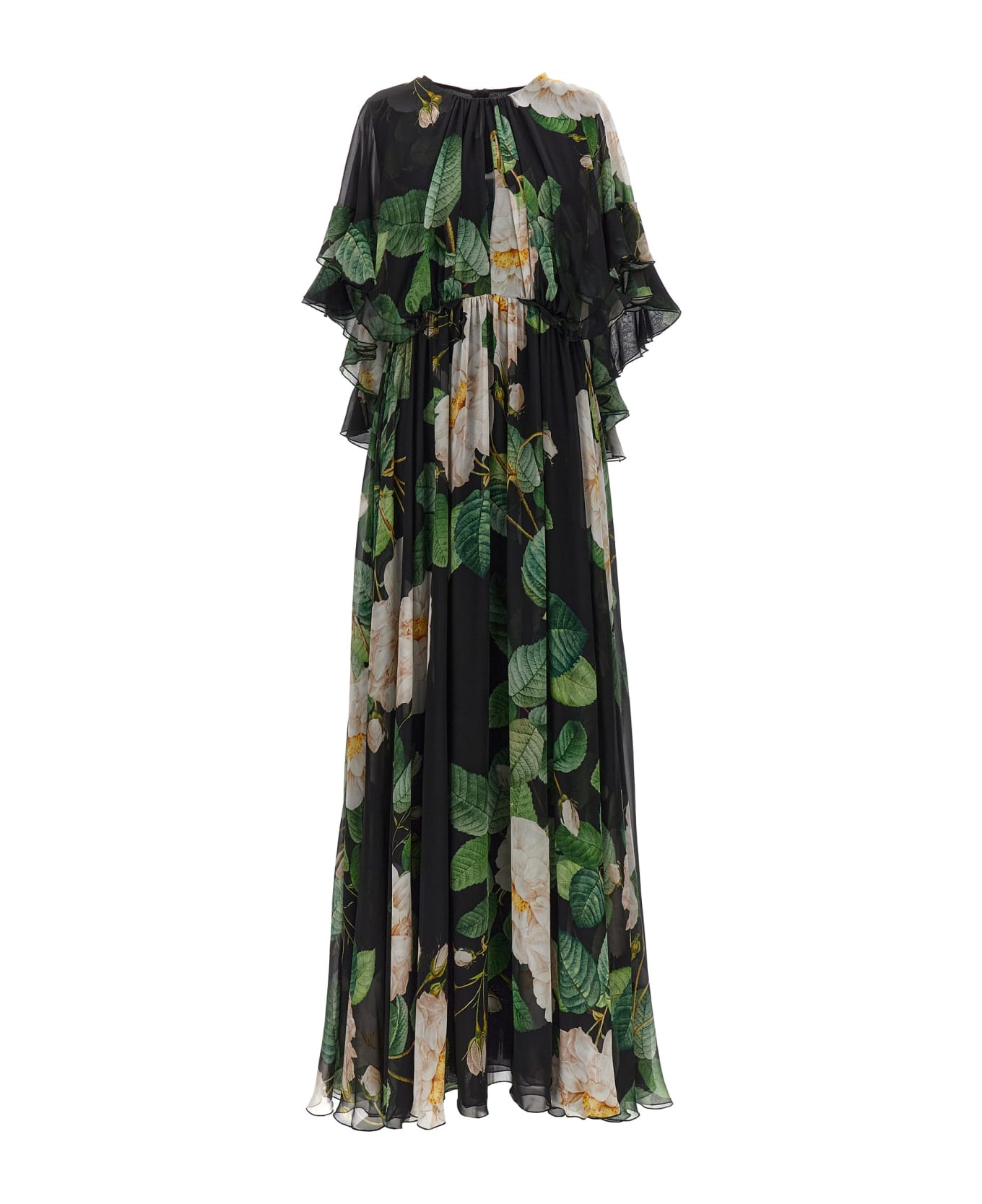 Giambattista Valli 'giant Bloom' Dress - Multicolor