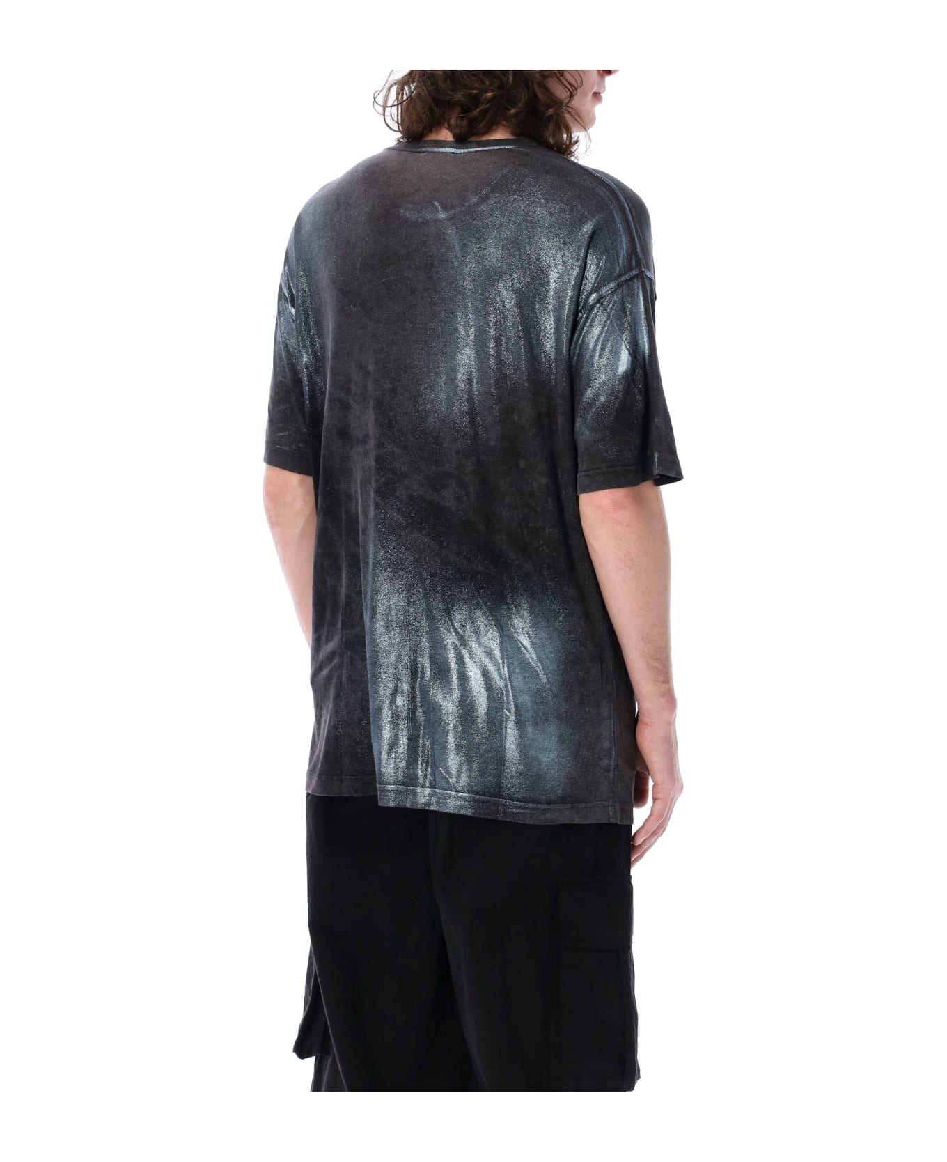 Diesel T-buxt Faded Metallic T-shirt - BLACK WASH