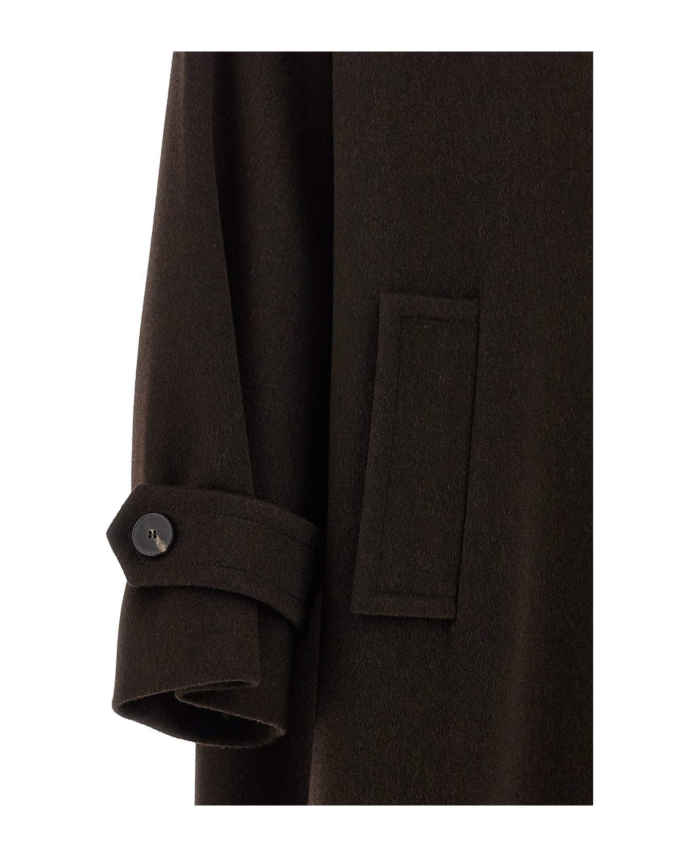 Alberto Biani Long Coat - Brown