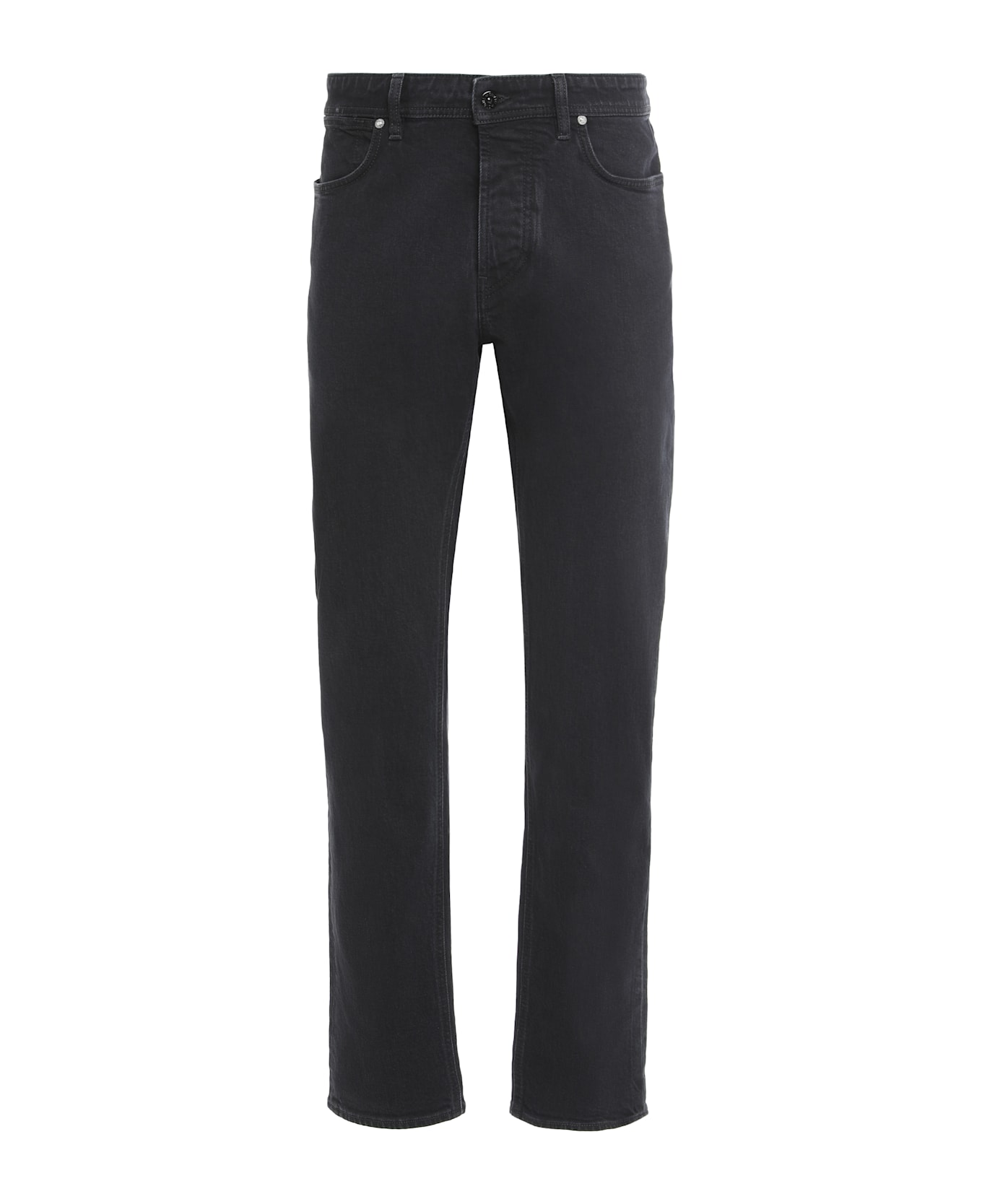Stone Island Denim Research - Slim Fit Jeans With Five Pockets - black