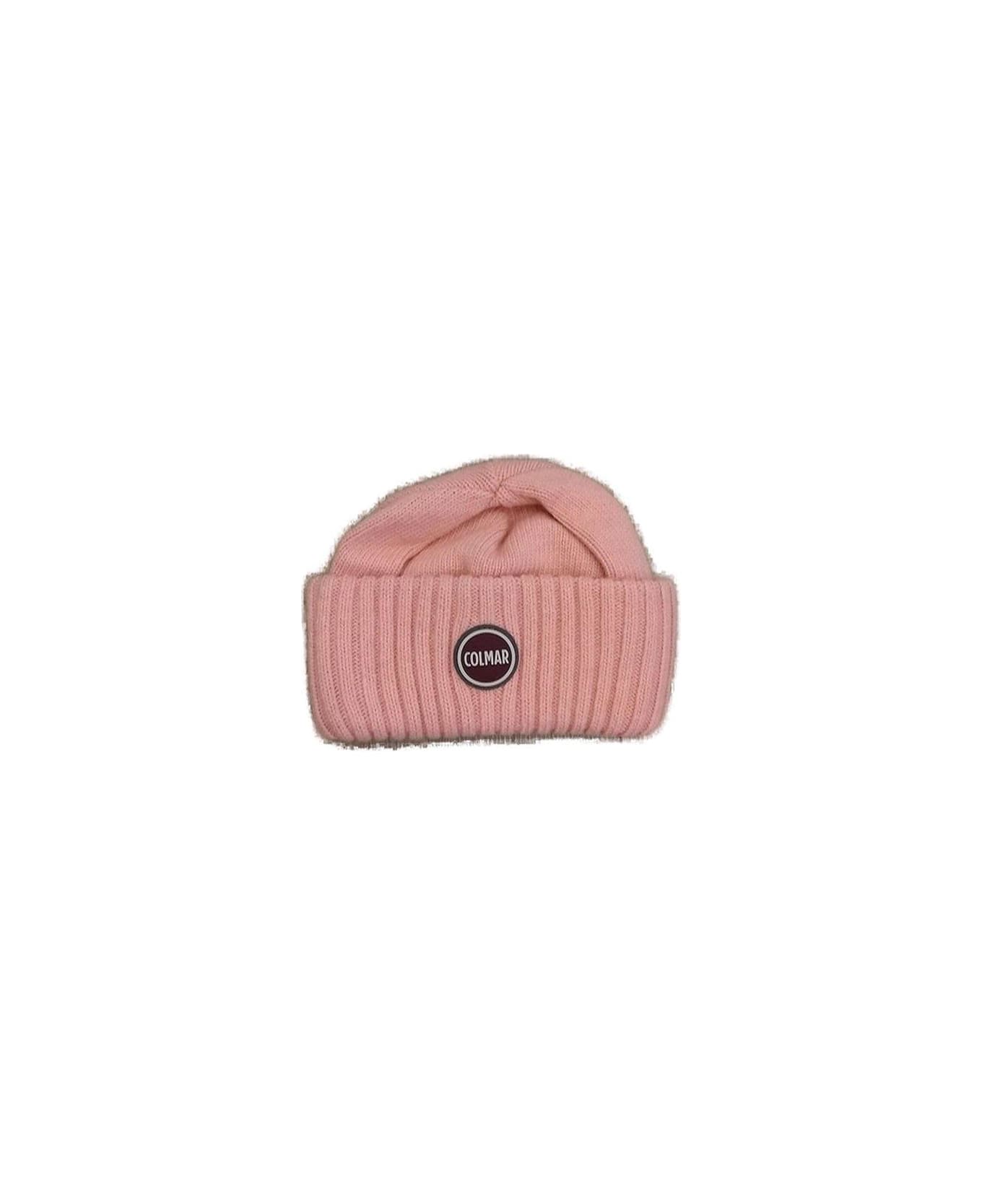 Colmar Logo-patch Beanie - Rosa 帽子