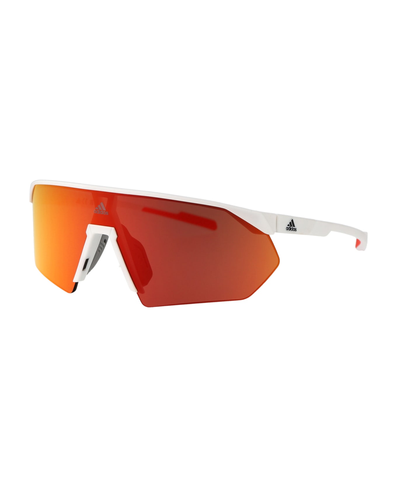 Adidas Prfm Shield Sunglasses - 21L Bianco/Roviex Specchiato