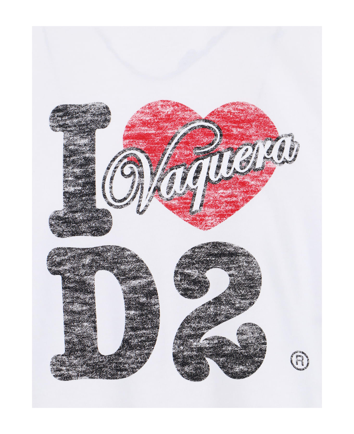 Dsquared2 X Vaquera Logo T-shirt - White