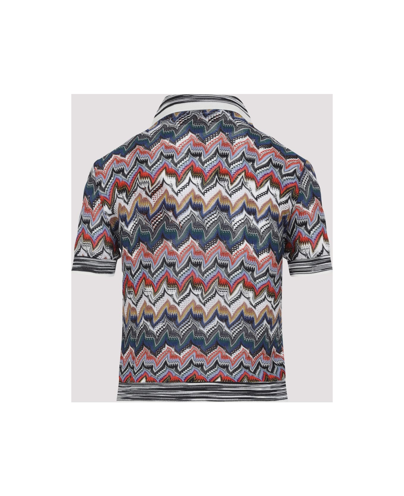 Missoni Viscose And Wool Polo - Multicolor